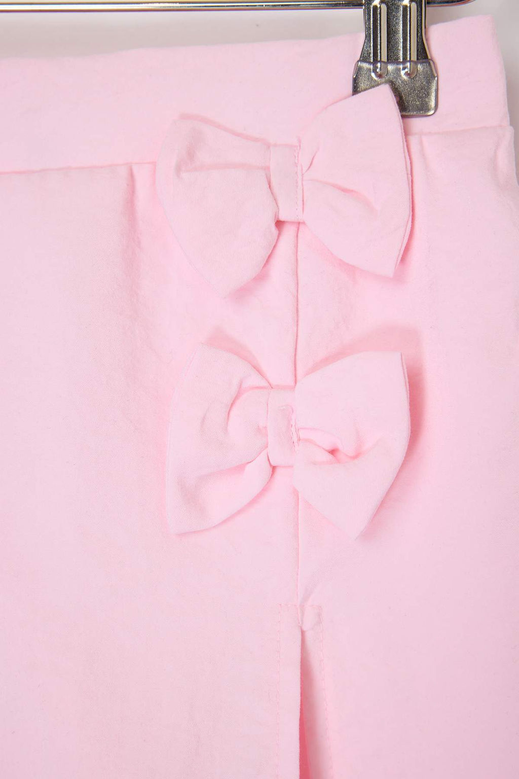 Pembe K?sa / Mini Duz Dokuma Etek TKDSS26ET00001