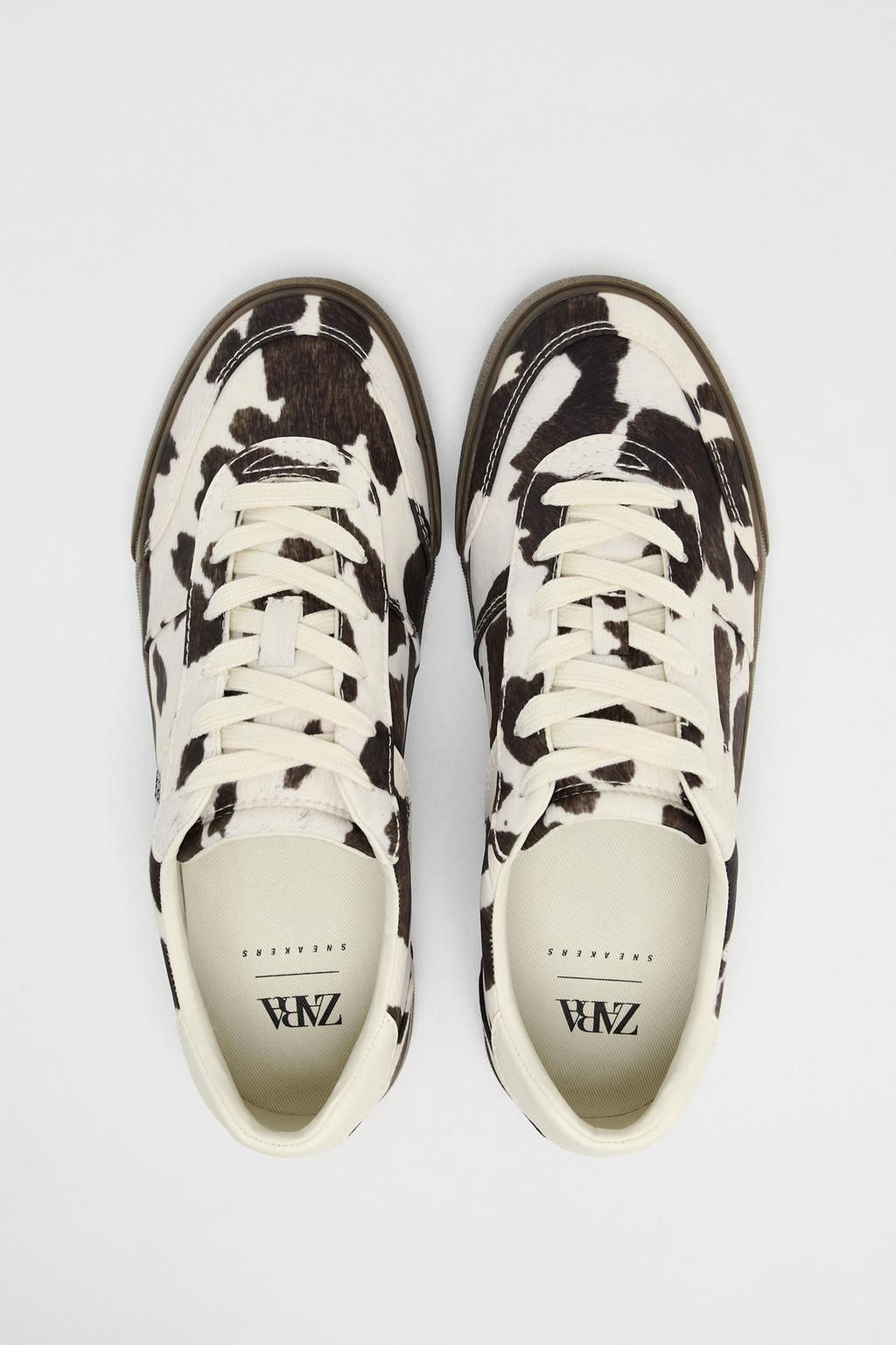 ANIMAL PRINT TRAINERS - Zara фото 11