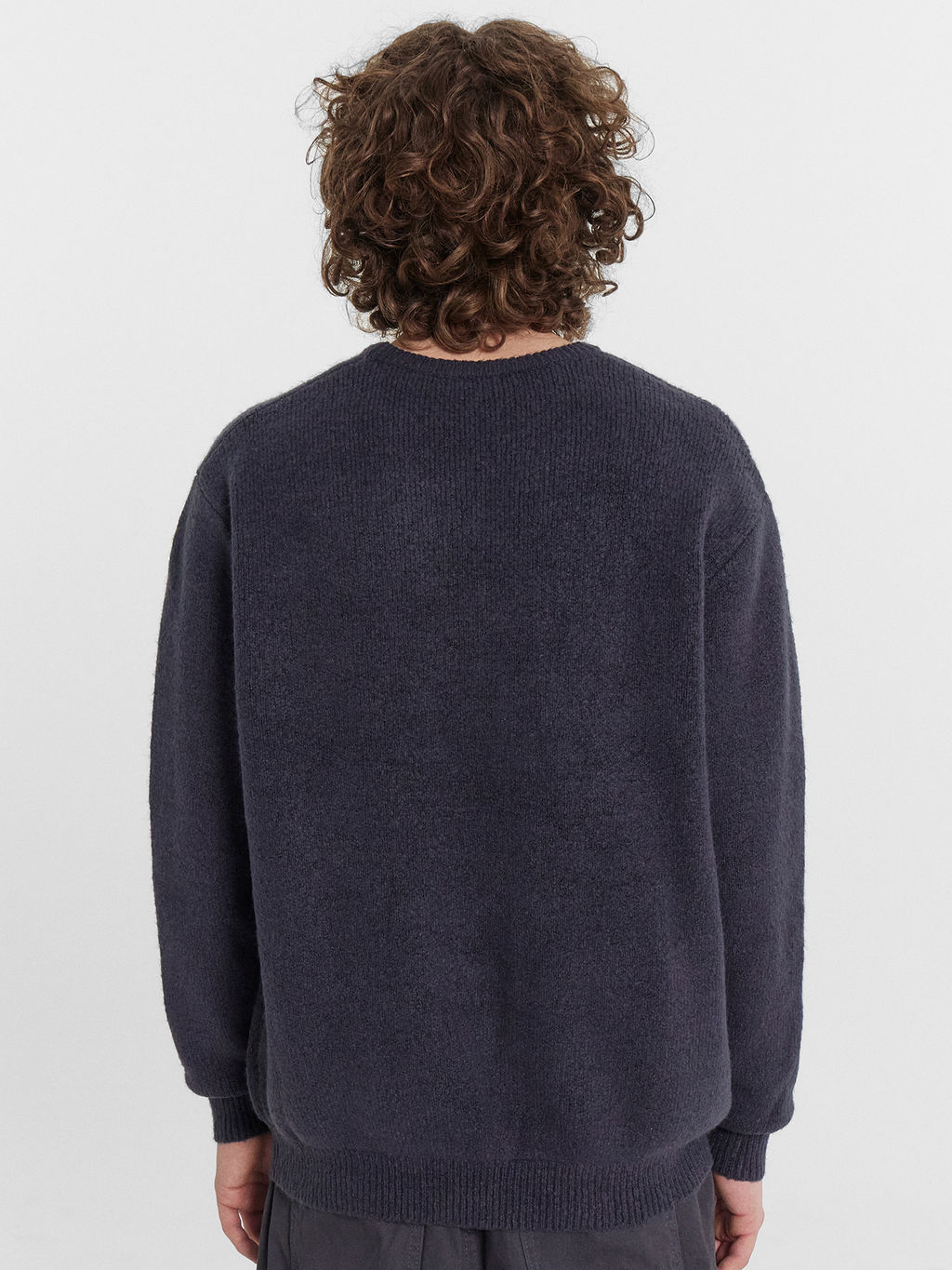 Джемпер мужской синий деним 121922