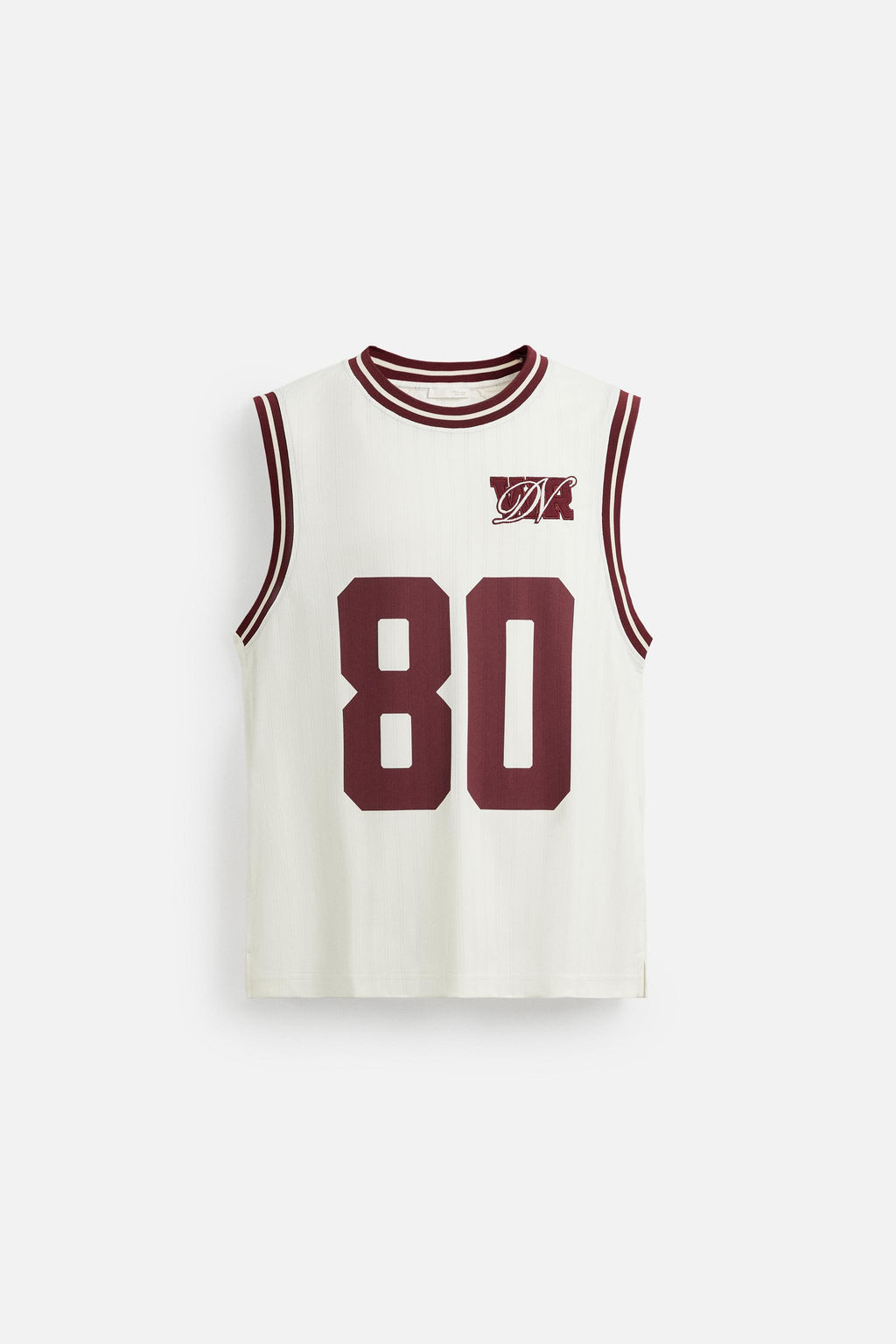 CONTRAST VARSITY TANK TOP - Zara фото 8