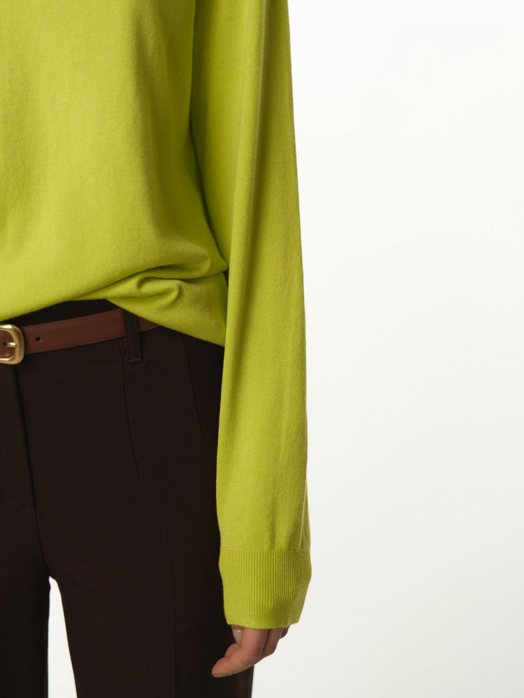 Conso/KJL 230742 - lime green Джемпер женский  фото 3