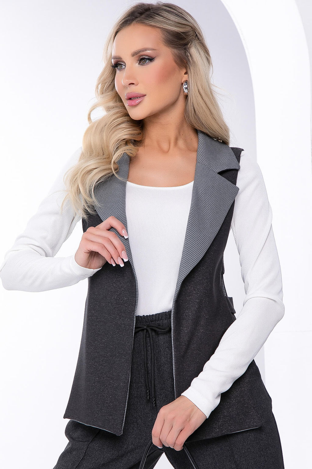 Костюм Эффектное появление (грей) К8199 - Lt collection фото 9