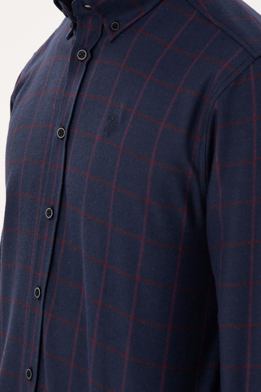 Мужская темно-синяя рубашка с длинным рукавом Неожиданная скидка в корзине - U.s. polo assn фото 7