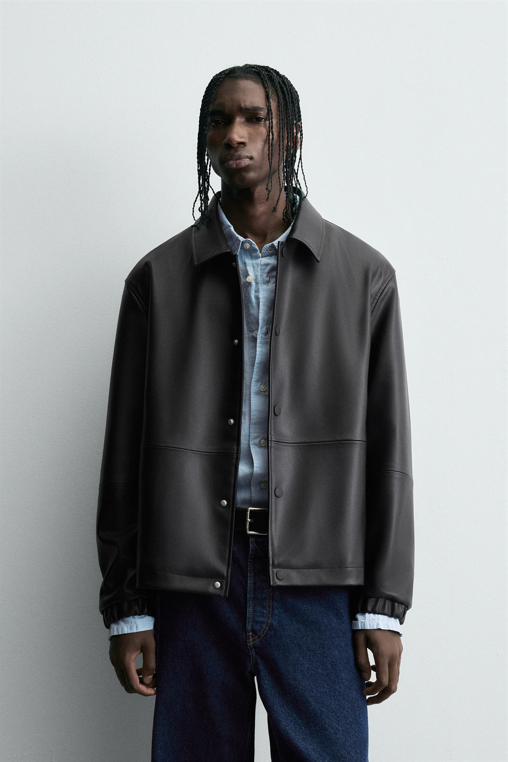 FAUX LEATHER JACKET - Zara фото 2