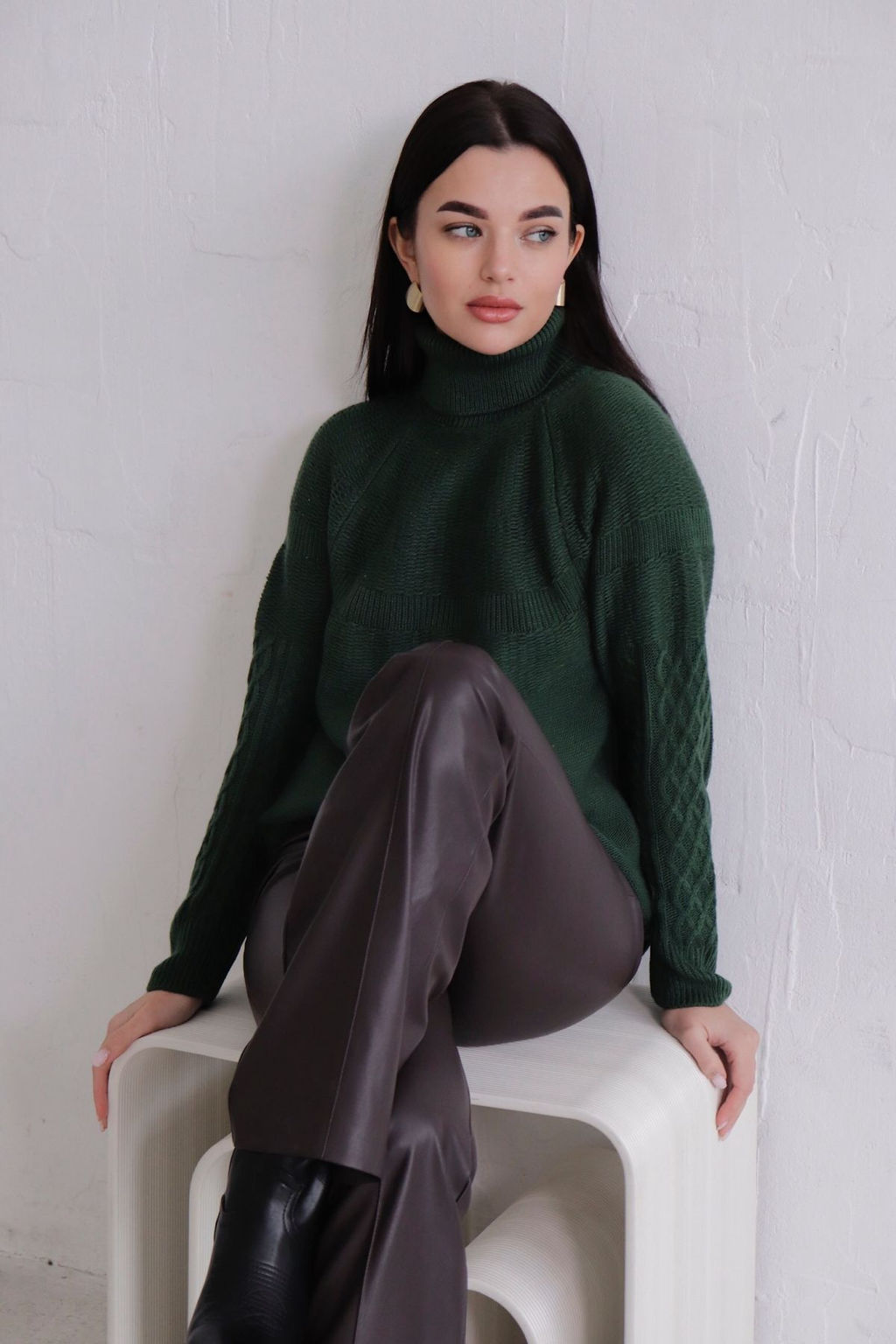 10649 Свитер изумрудный - Martichelli фото 9