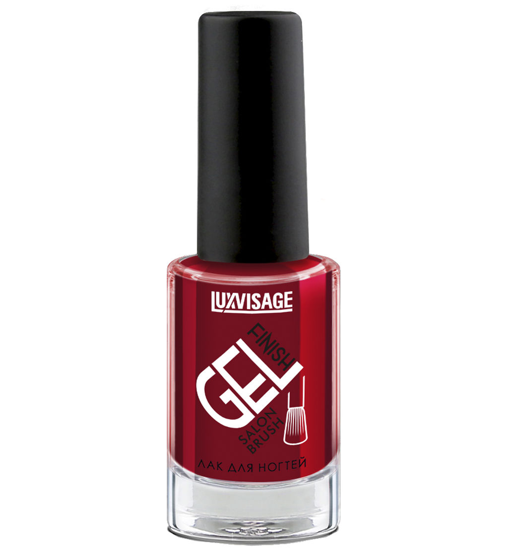LuxVisage Лак для ногтей GEL finish тон 7 красный 9мл