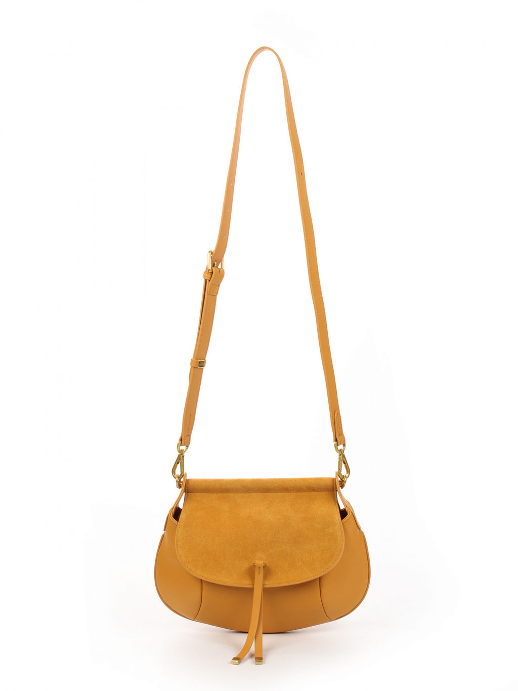 LACCOMA сумка АМ2080-С-желтый натуральная кожа хлопок