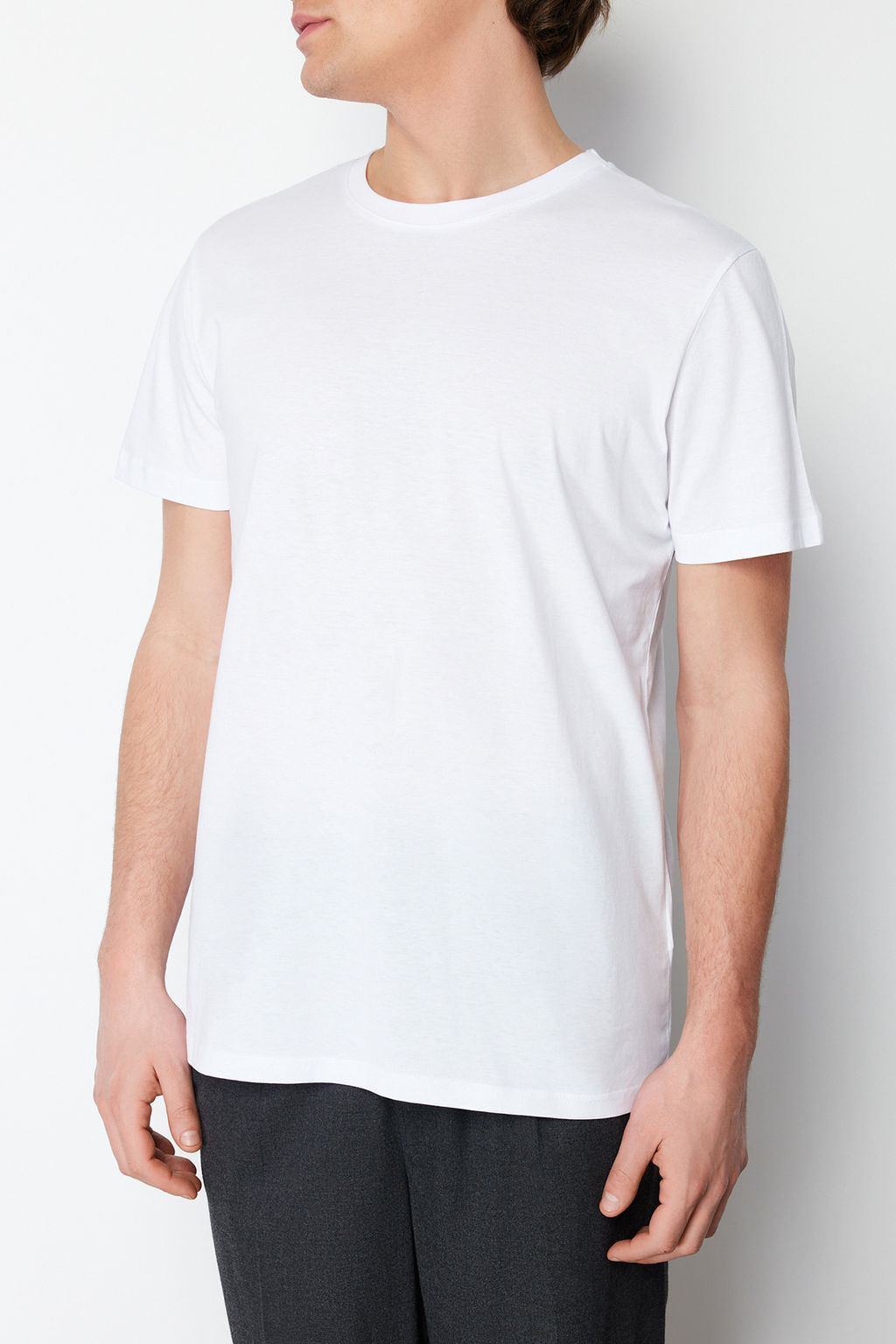 TRENDYOL MAN Siyah Basic %100 Pamuklu Regular/Normal Kesim Bisiklet Yaka T-Shirt TMNSS21TS0808 - Trendyolmilla фото 18