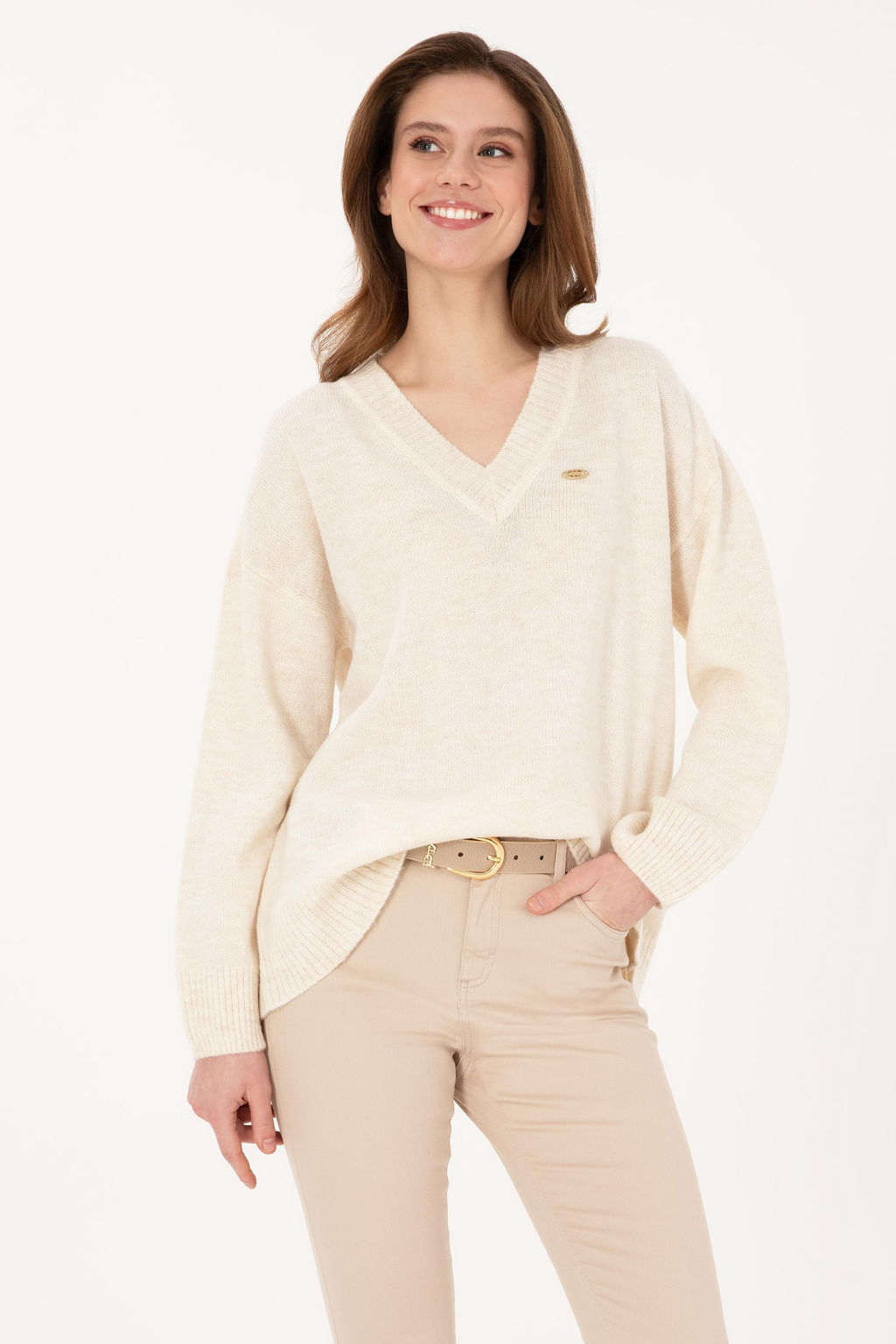 Kad_n Krem Kazak - U.s. polo assn фото 3
