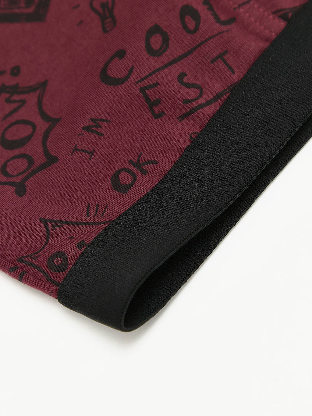 DIWARI BASIC MSH 700 Трусы мужские (в пакете) dark bordo print - Conte elegant фото 3