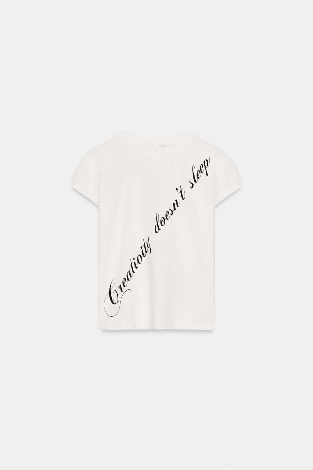 T-SHIRT WITH CONTRASTING TRIMS - Zara фото 15