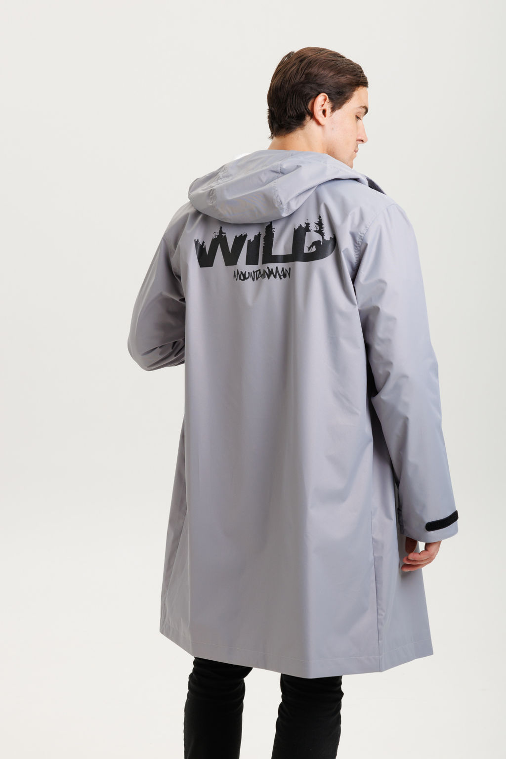 Плащ-дождевик (серый)