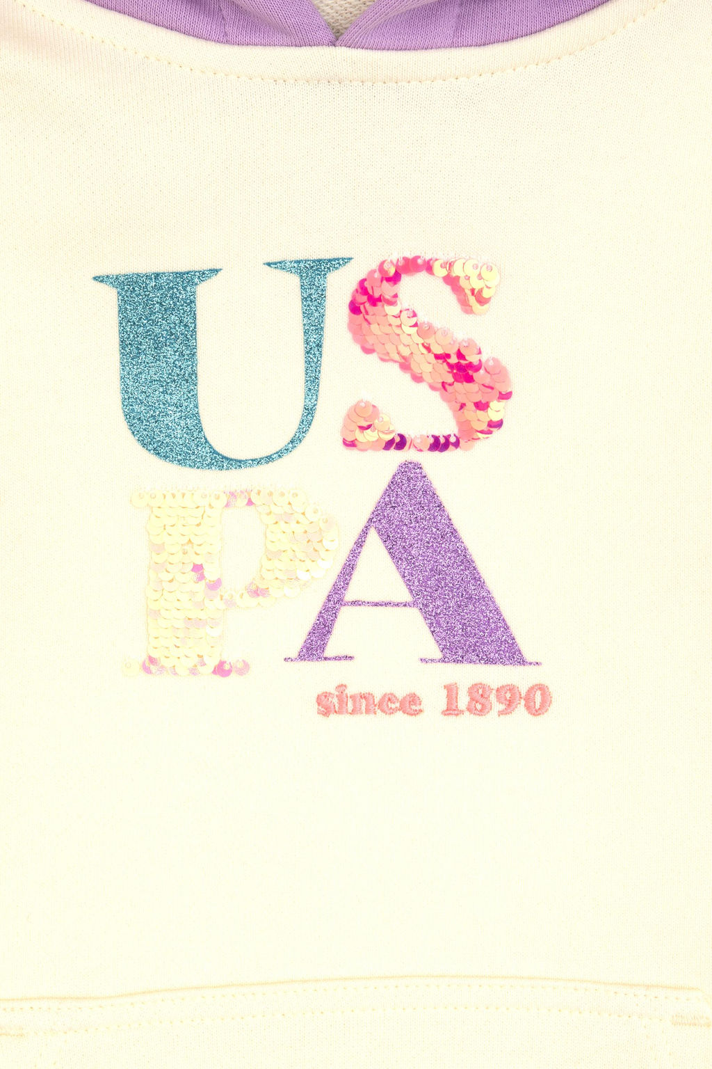 K_z _ocuk Krem Kap__onlu Sweatshirt - U.s. polo assn фото 4