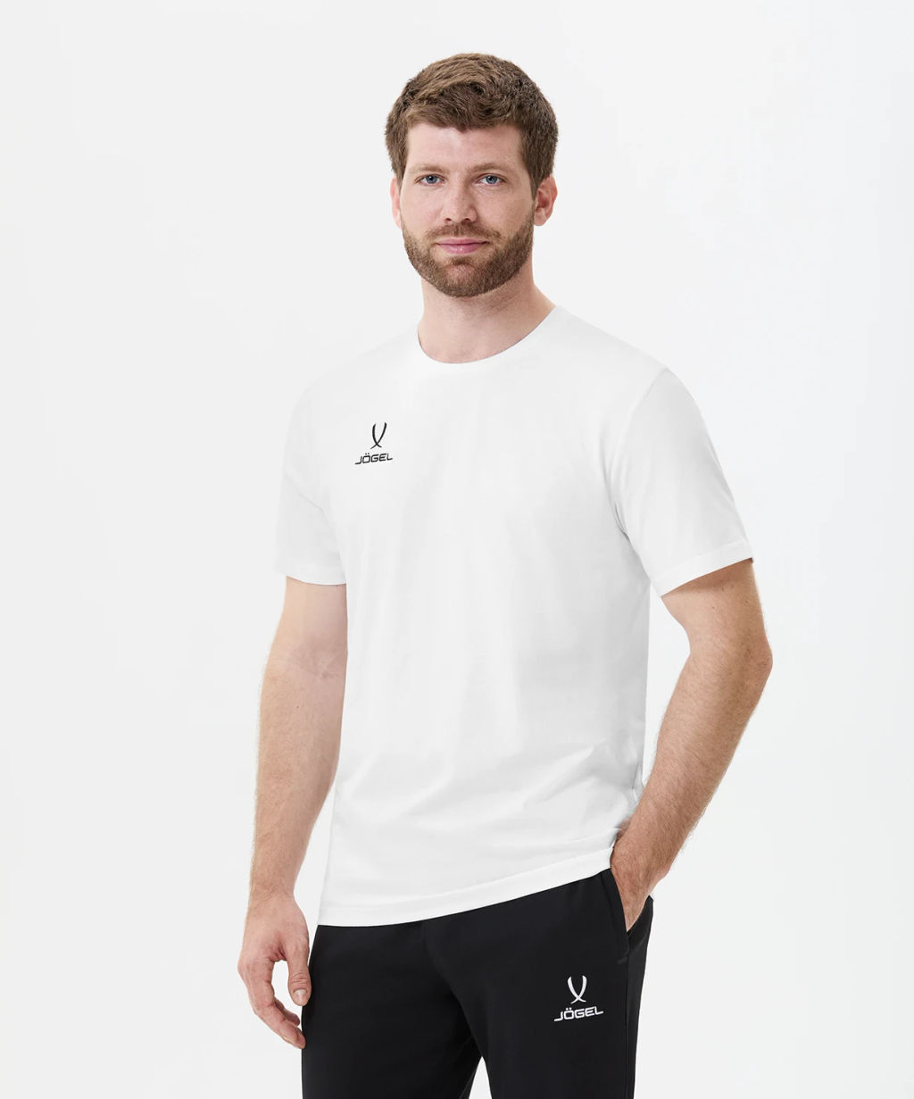 Футболка JOGEL ESSENTIAL Cotton Tee, белый  фото 5