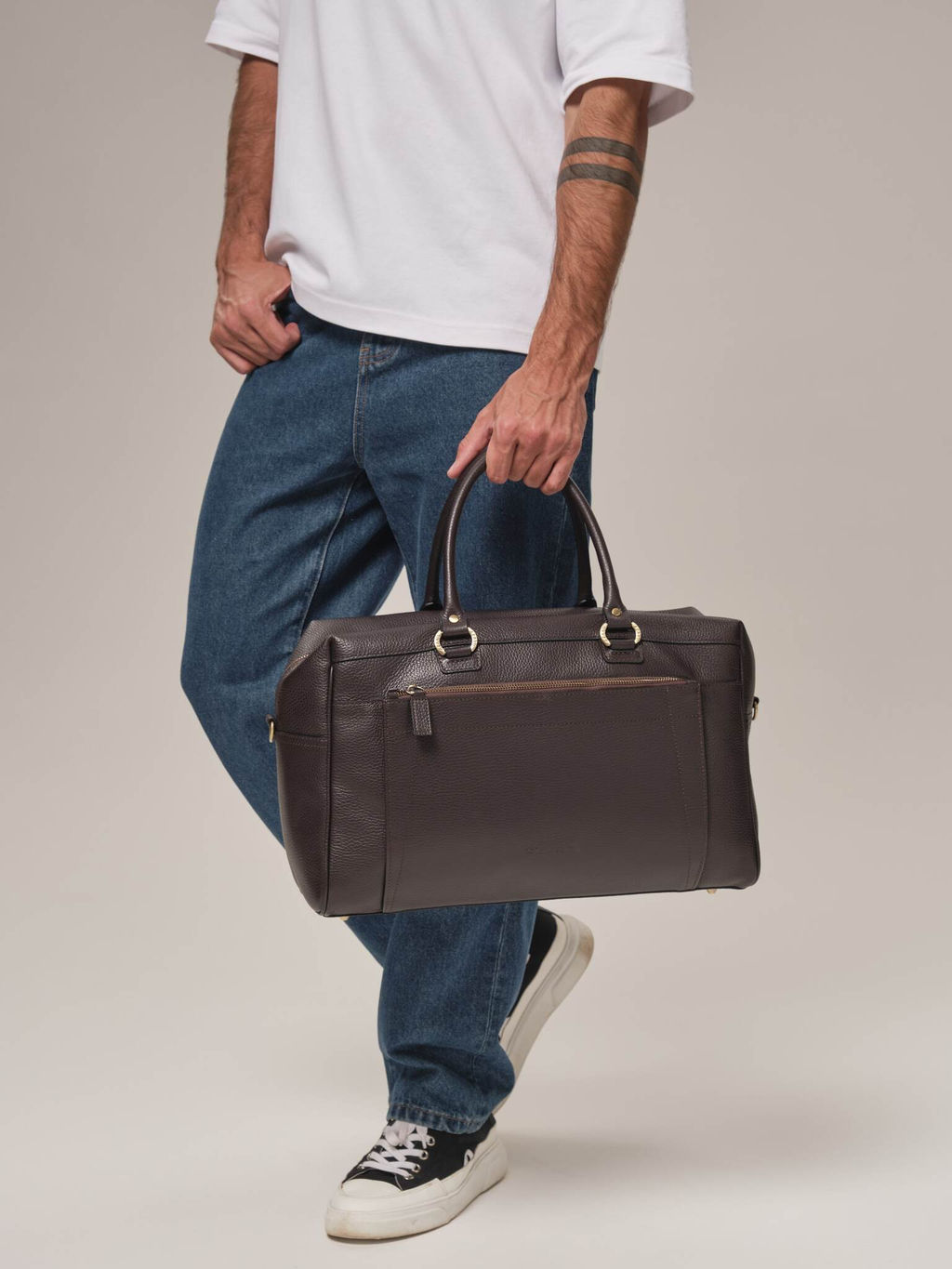 Сумка дорожная Azaro 8048 т.коричневый