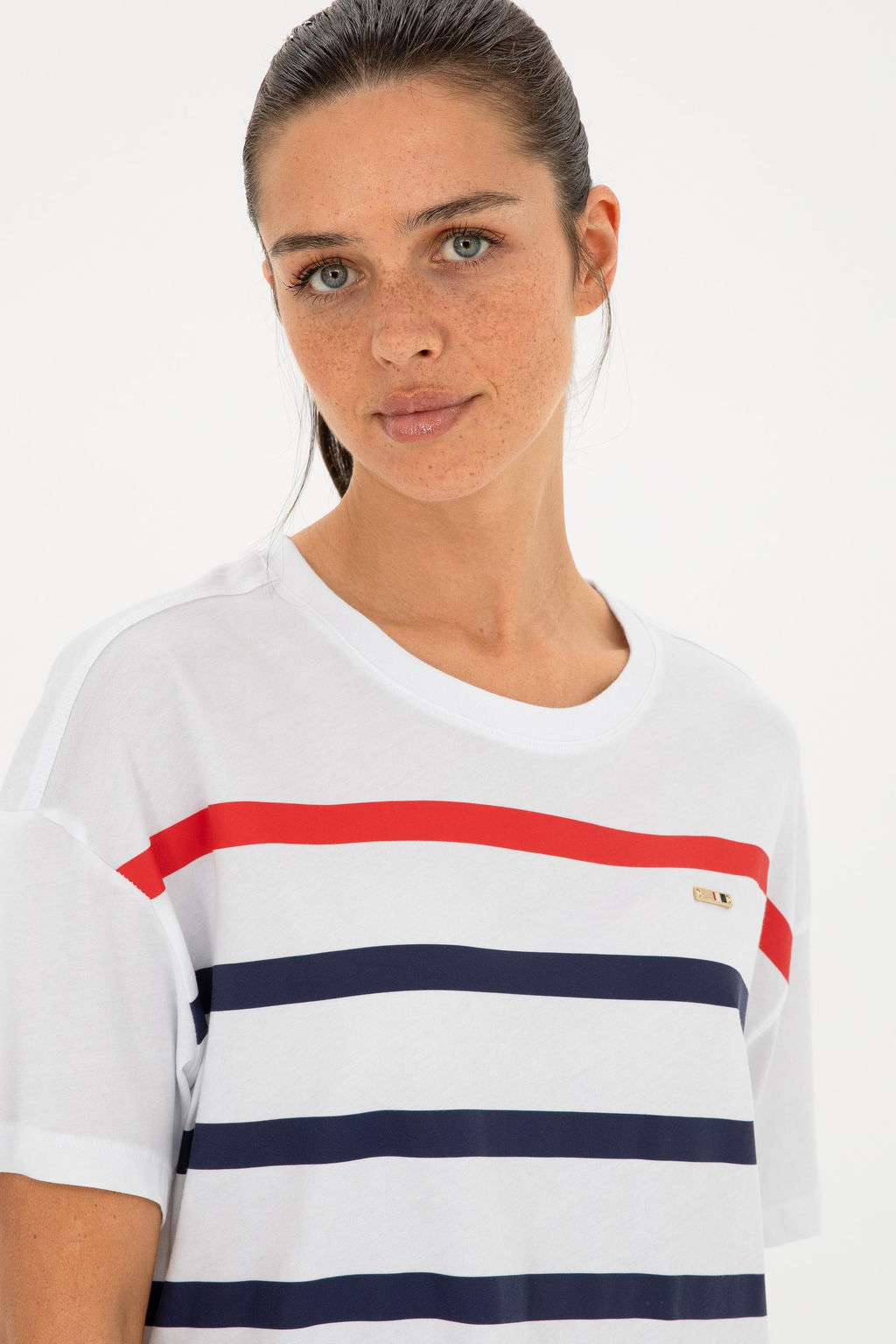 U. S. Polo Assn / Женская белая футболка - U.s. polo assn фото 2