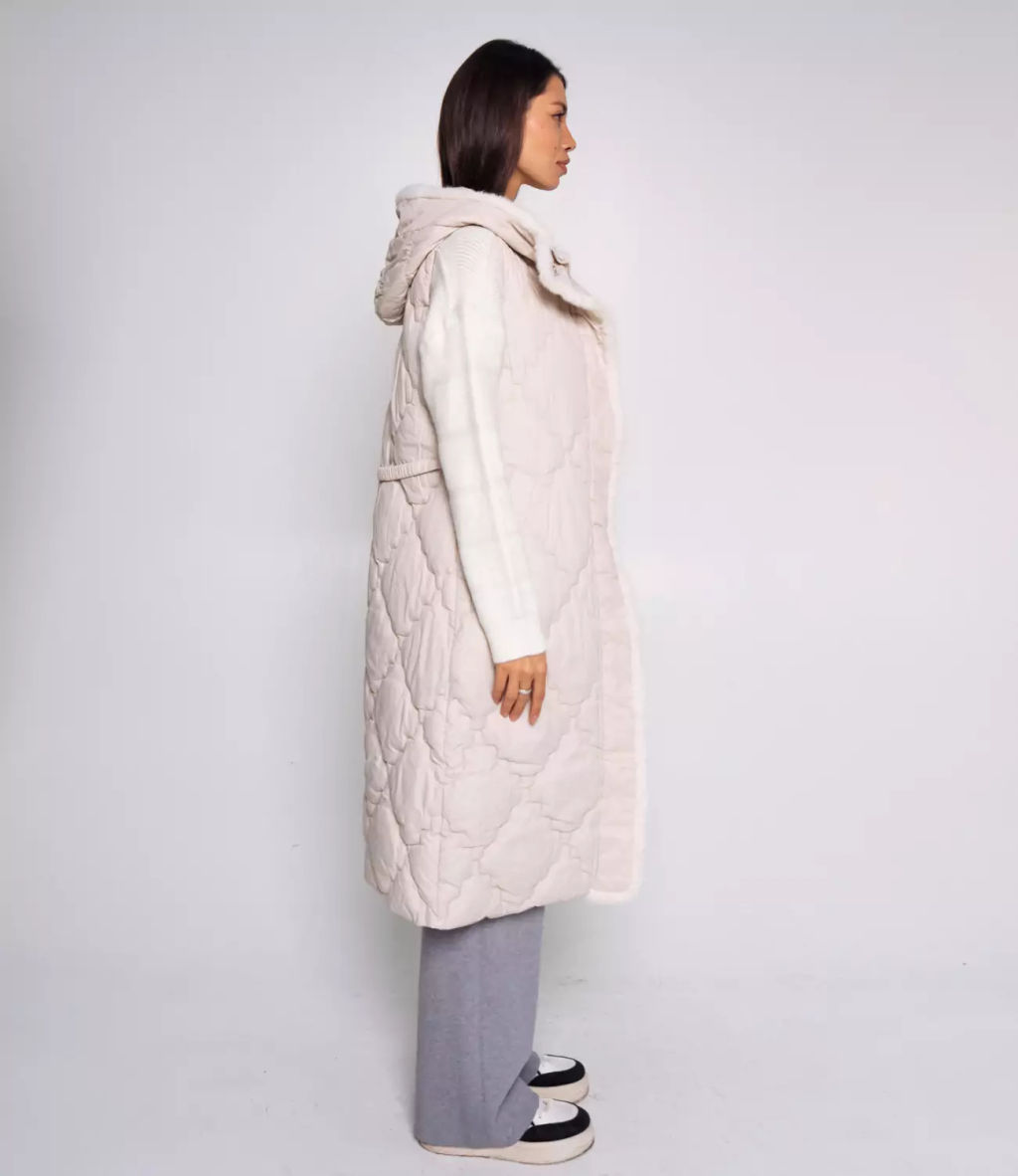 Жилет #КТ09 (3), светло-бежевый