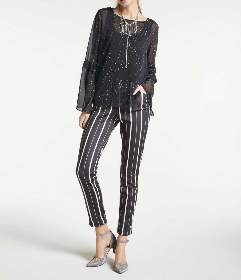 Блузка, черно-белая - Ashley brooke фото 7