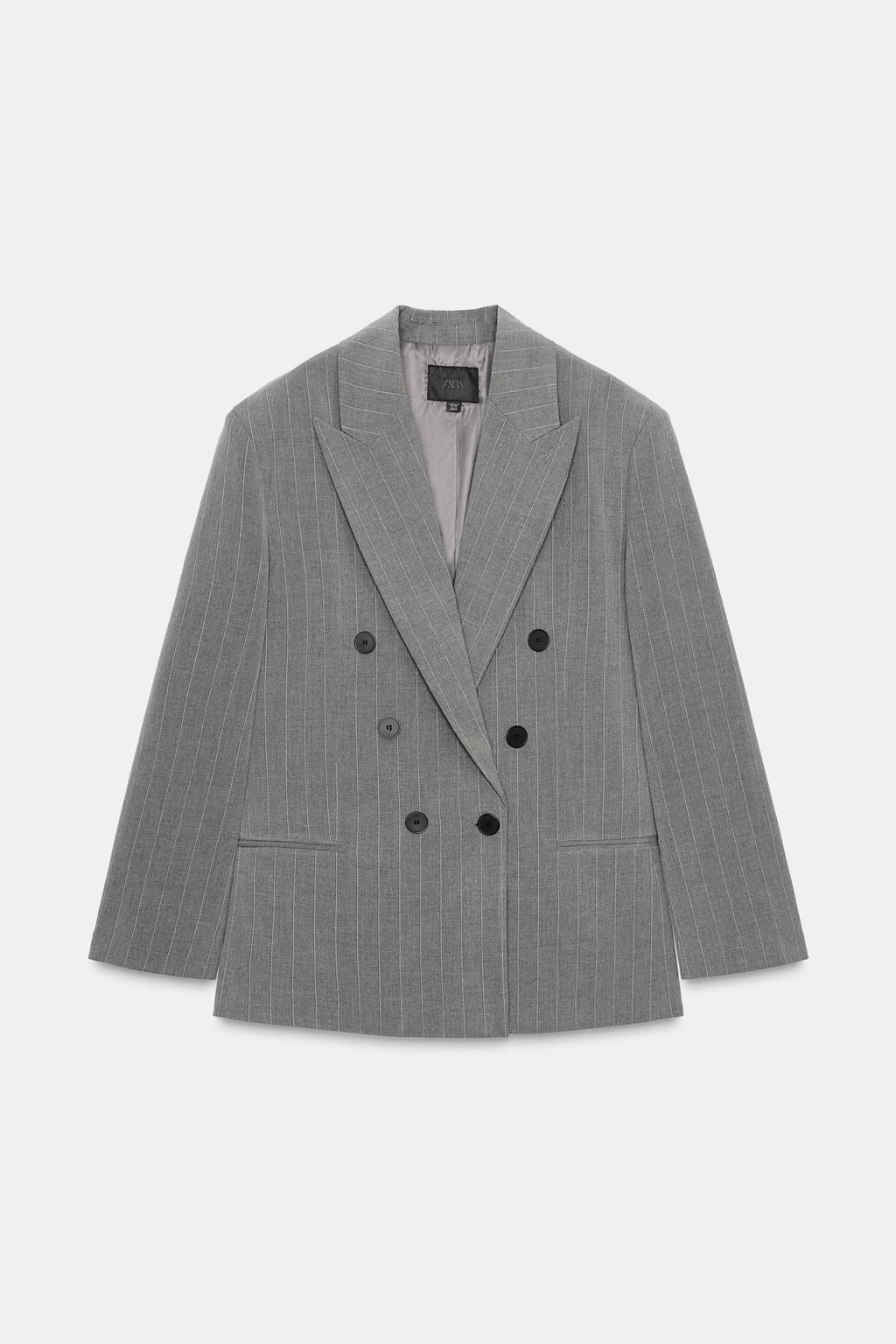 OVERSIZE PINSTRIPE BLAZER - Zara фото 5