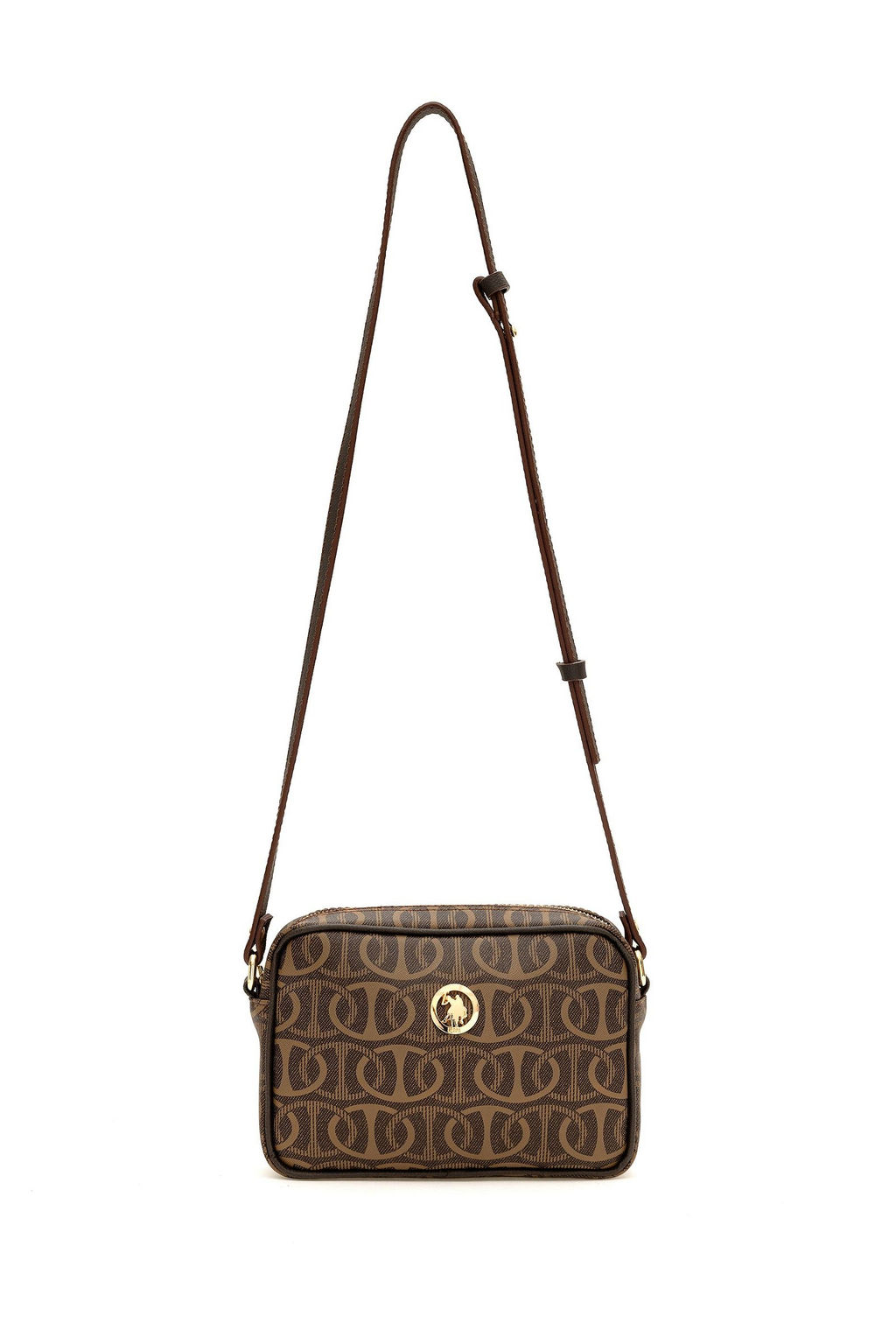 Женская коричневая сумка через плечо Неожиданная скидка в корзине - U.s. polo assn фото 6