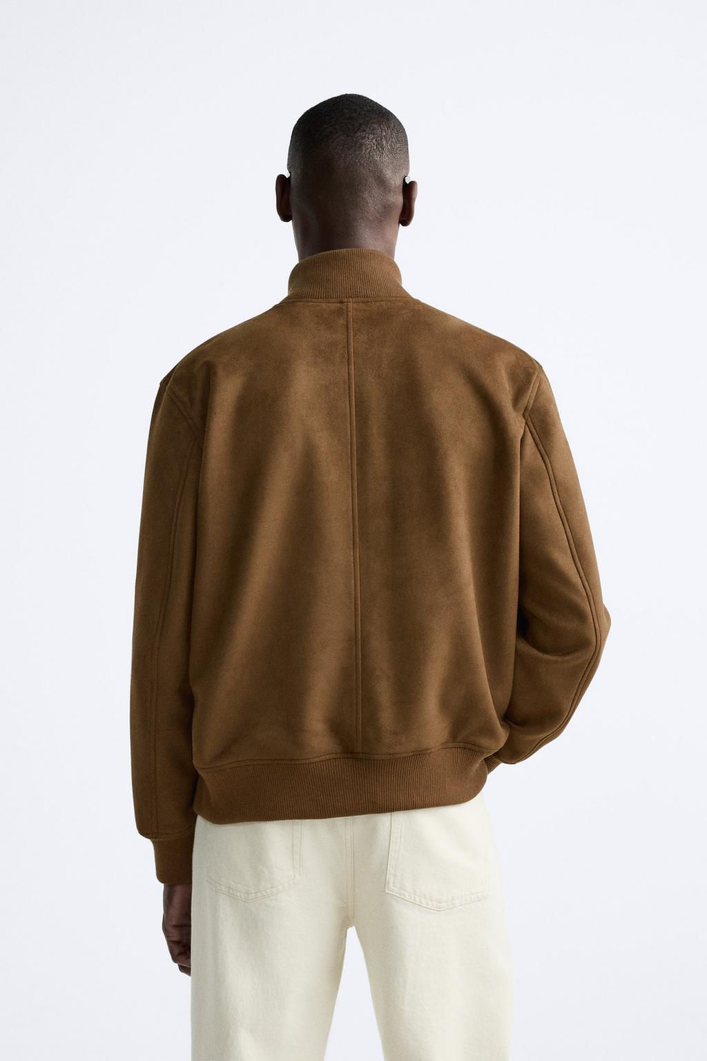 FAUX SUEDE JACKET - Zara фото 4