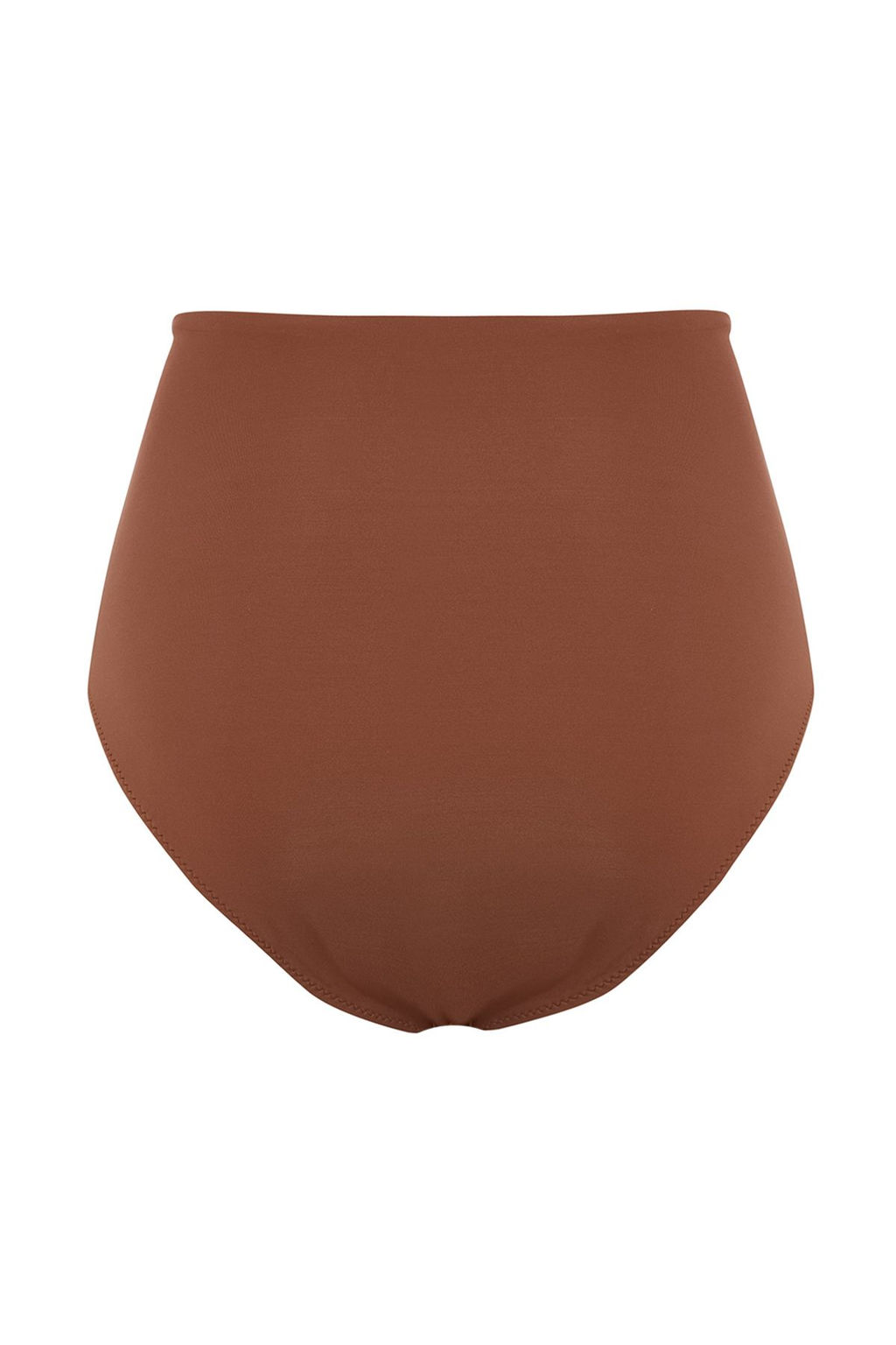 Kahverengi Premium Aksesuarl? Yuksek Bel Hipster Bikini Alt? TBESS24BA00127
