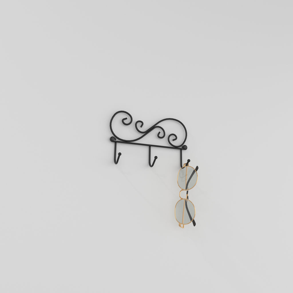 Вешалка "Кружева 3" (Черный)