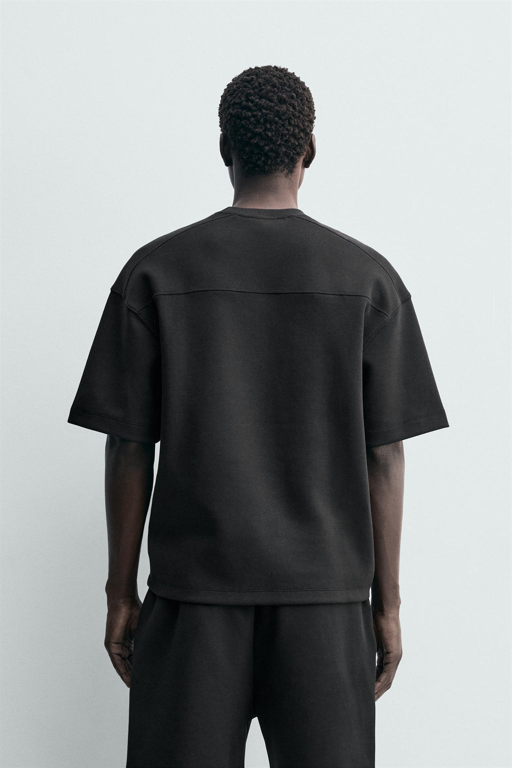 TECHNICAL QUARTER-ZIP SWEATSHIRT - Zara фото 11