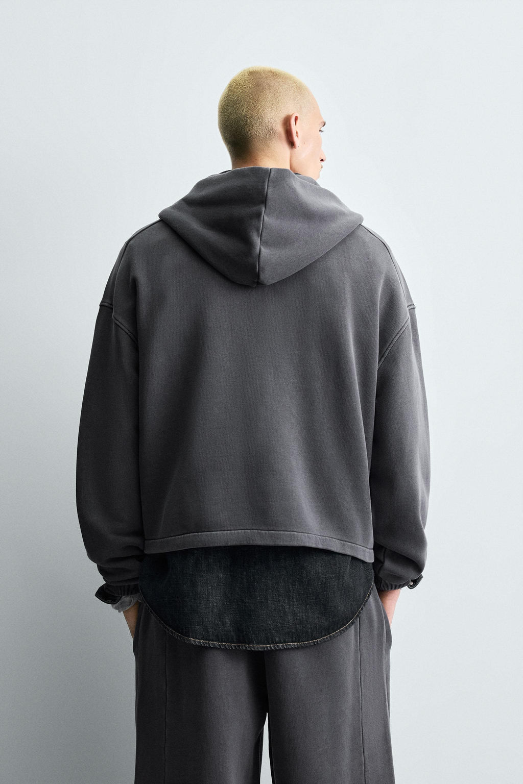 WASHED PATCH HOODIE