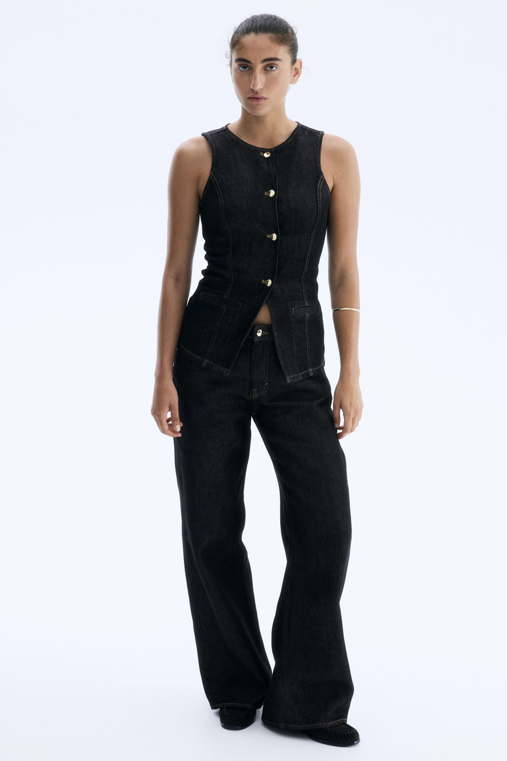 Chaleco sastre en denim - H&m фото 5