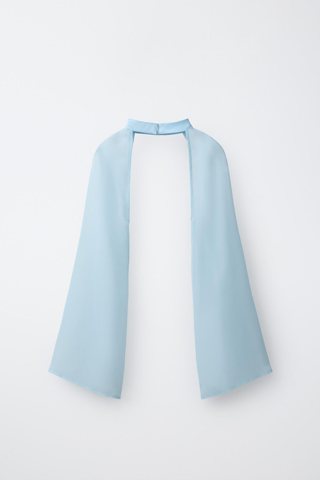 MANGUITOS GASA / Azul pastel - Zara фото 3