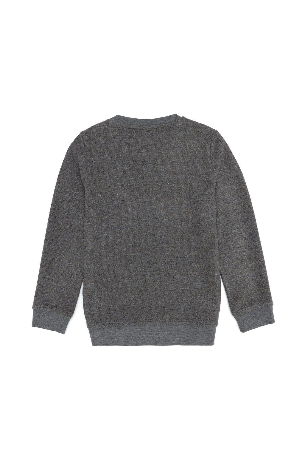 Серая меланжевая водолазка для мальчика - U.s. polo assn фото 2