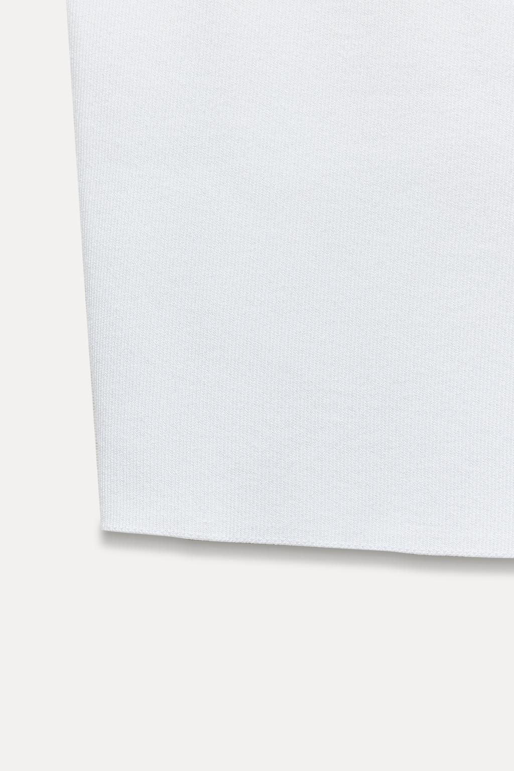 PLAIN KNIT CROP TOP - Zara фото 4