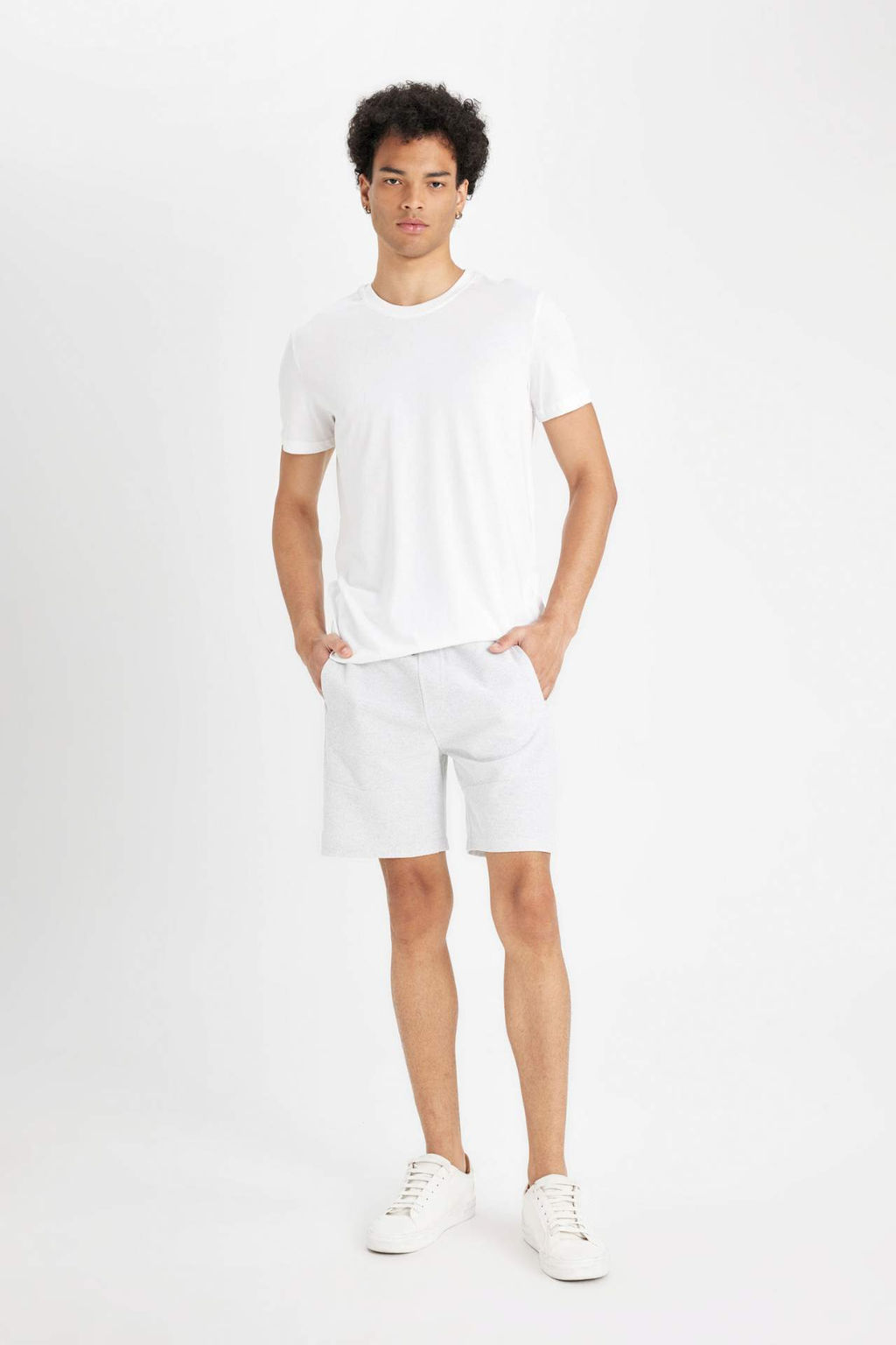 Slim Fit Dar Kesim Dar Paca Basic Duz Sort - Defacto фото 5