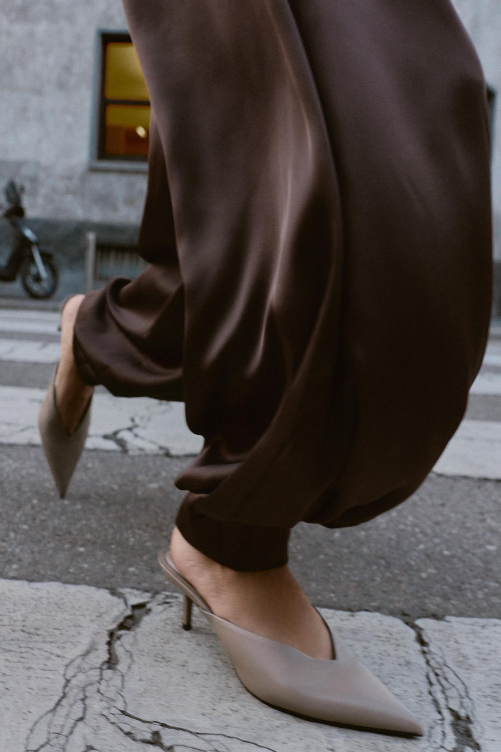 SATIN BLOOMER TROUSERS - Zara фото 7