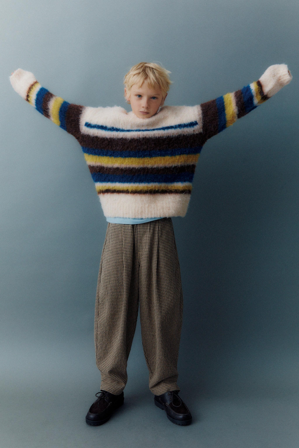 STRIPED KNIT JUMPER - Zara фото 5