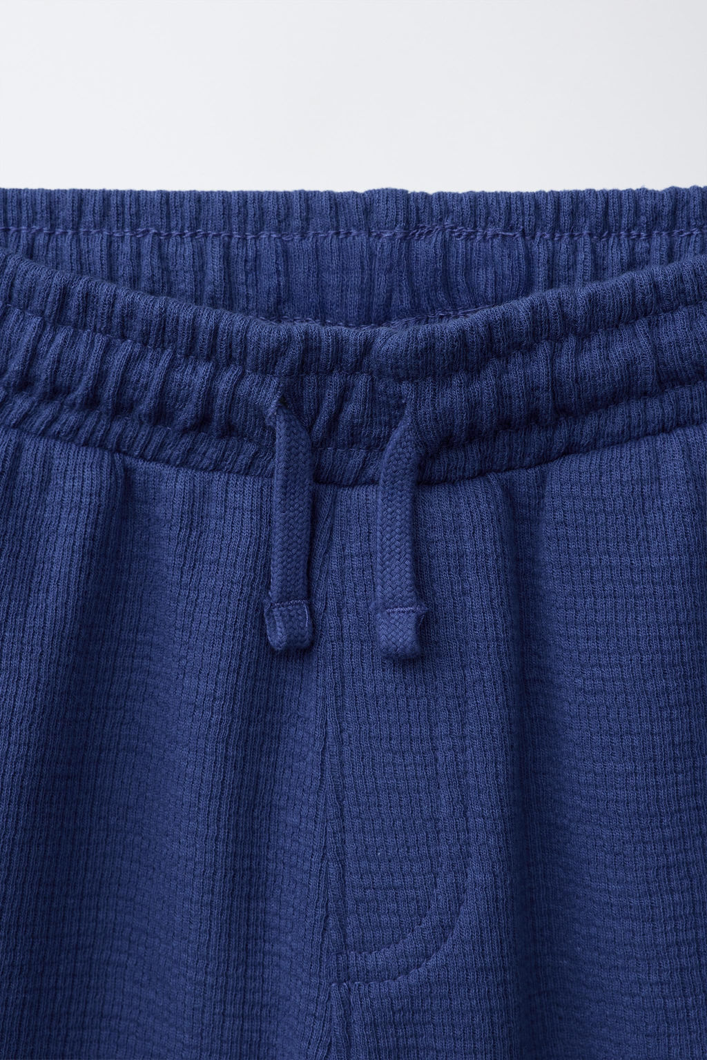 CONJUNTO CAMISETA Y BERMUDA WAFFLE ETIQUETA / Azul?n - Zara фото 7