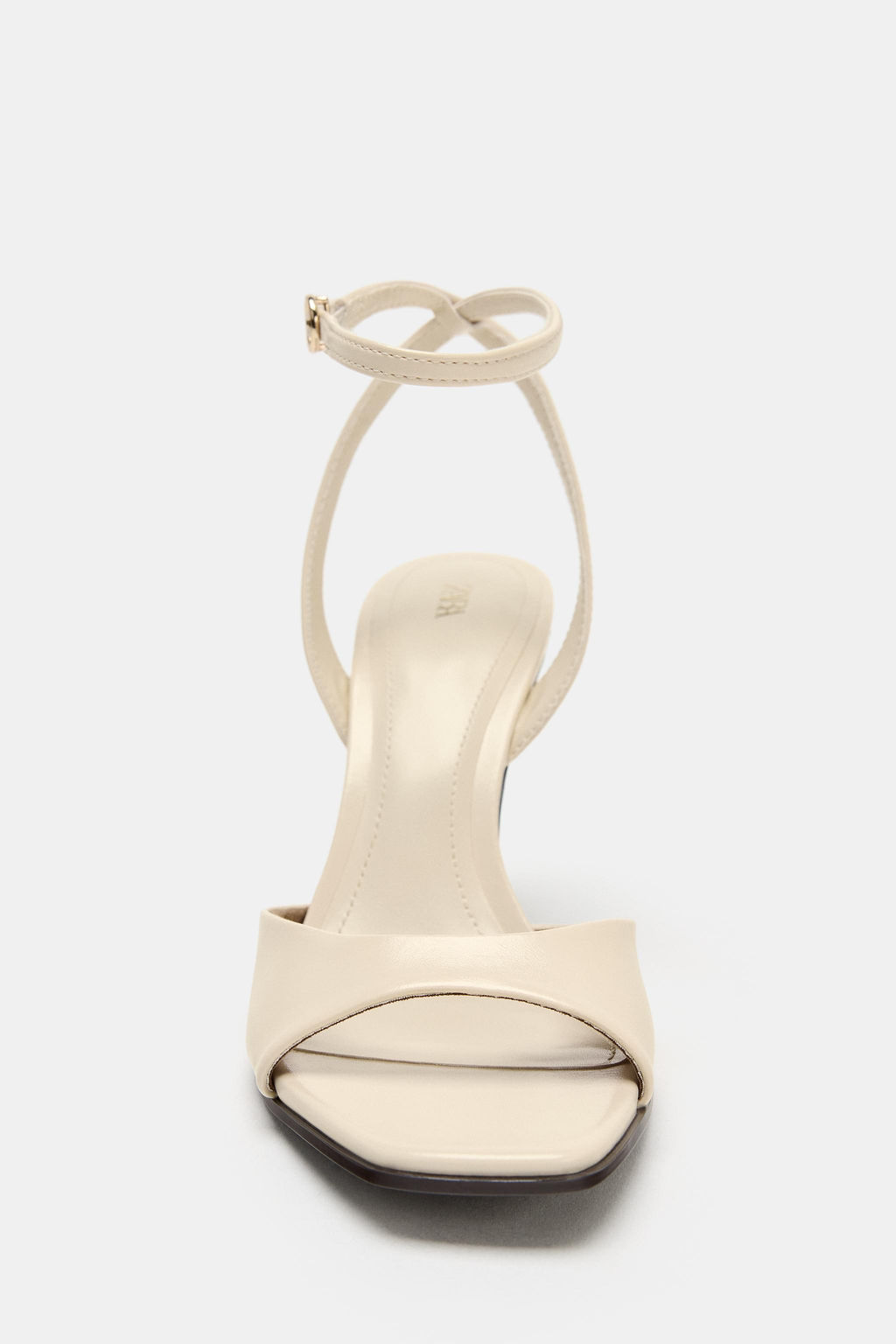 SANDALIA TAC?N CU?A / Blanco Crudo - Zara фото 4