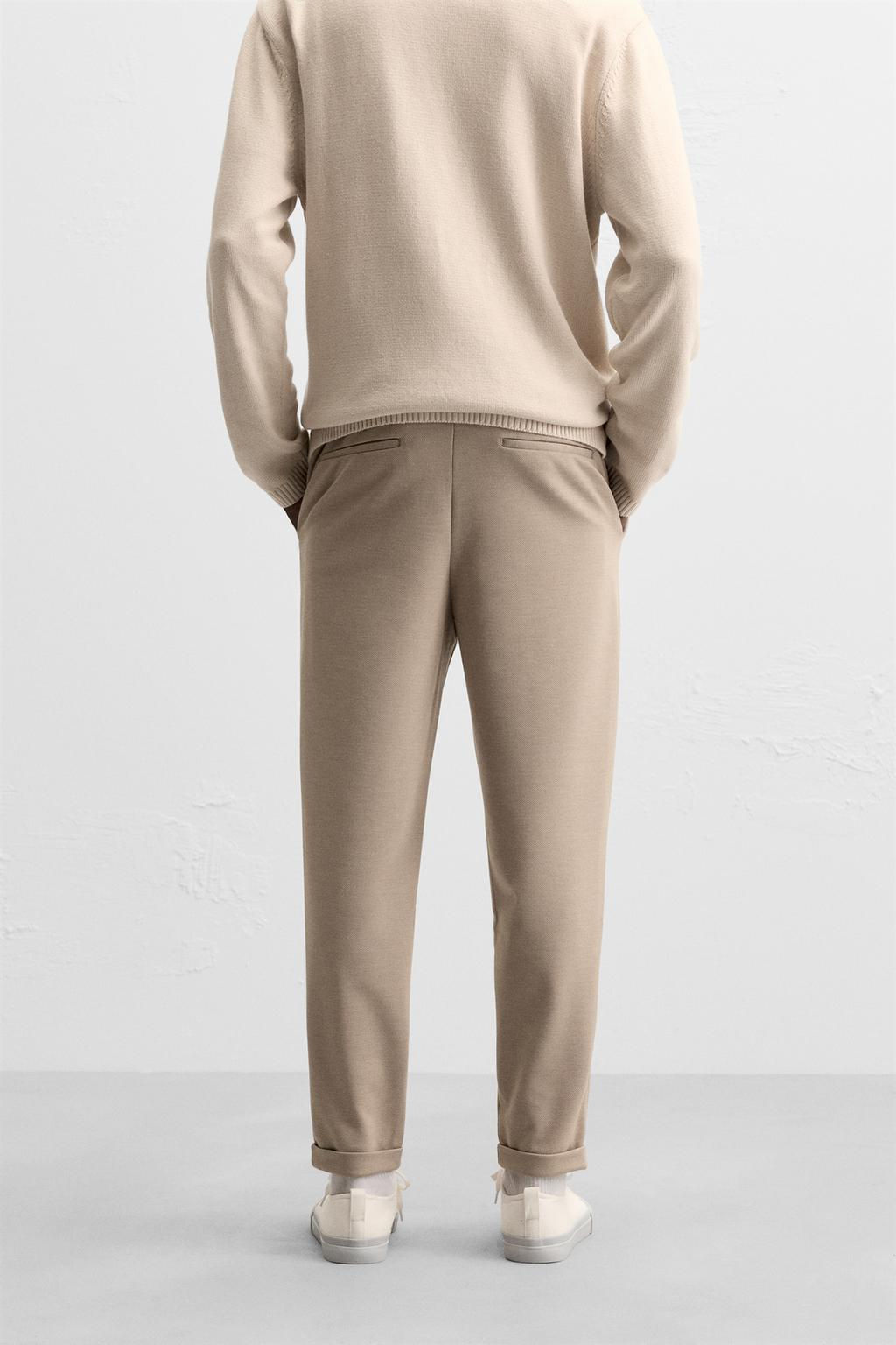 COMFORT REGULAR FIT TROUSERS - Zara фото 12