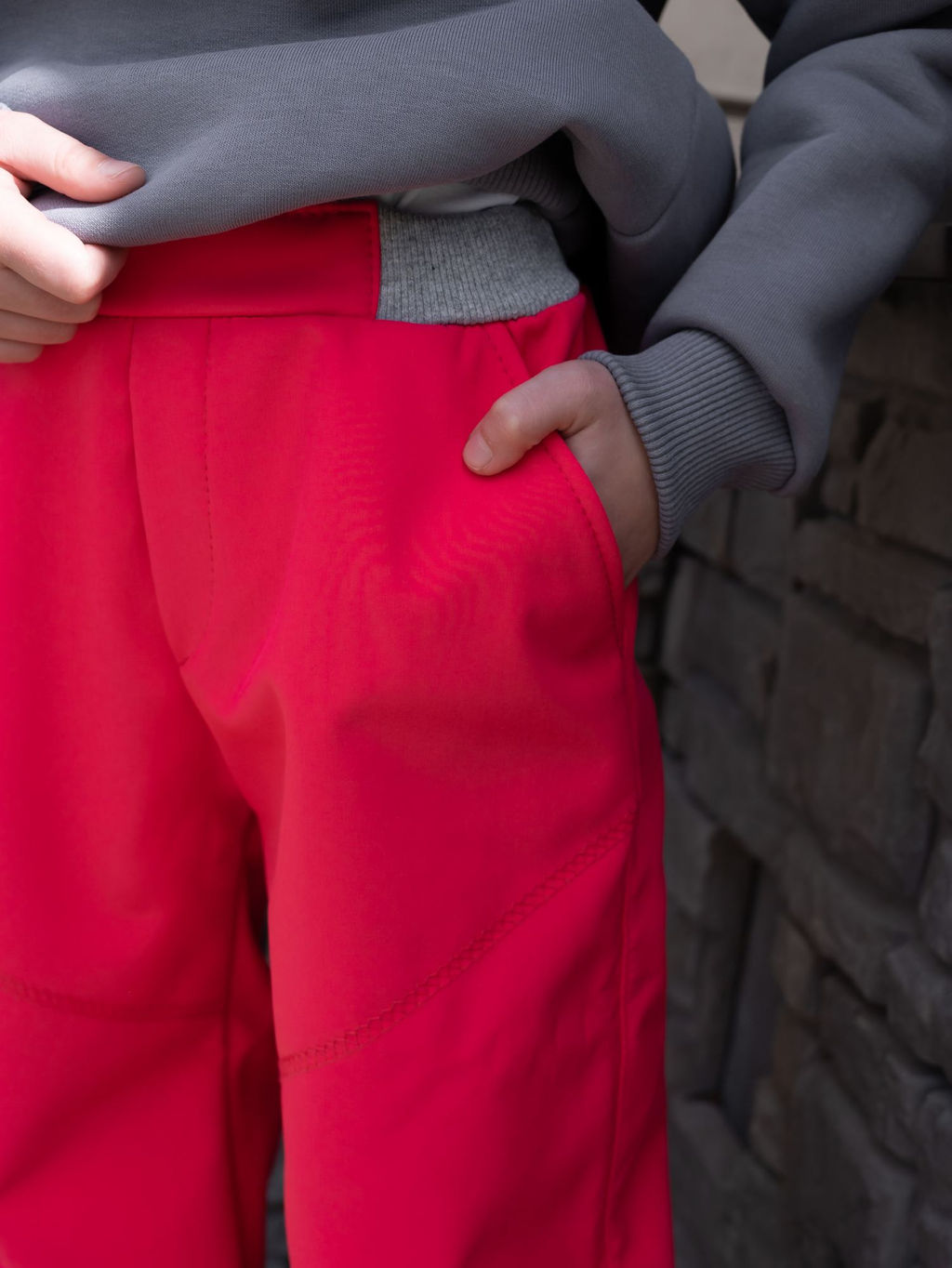 Брюки из мембраны на флисе