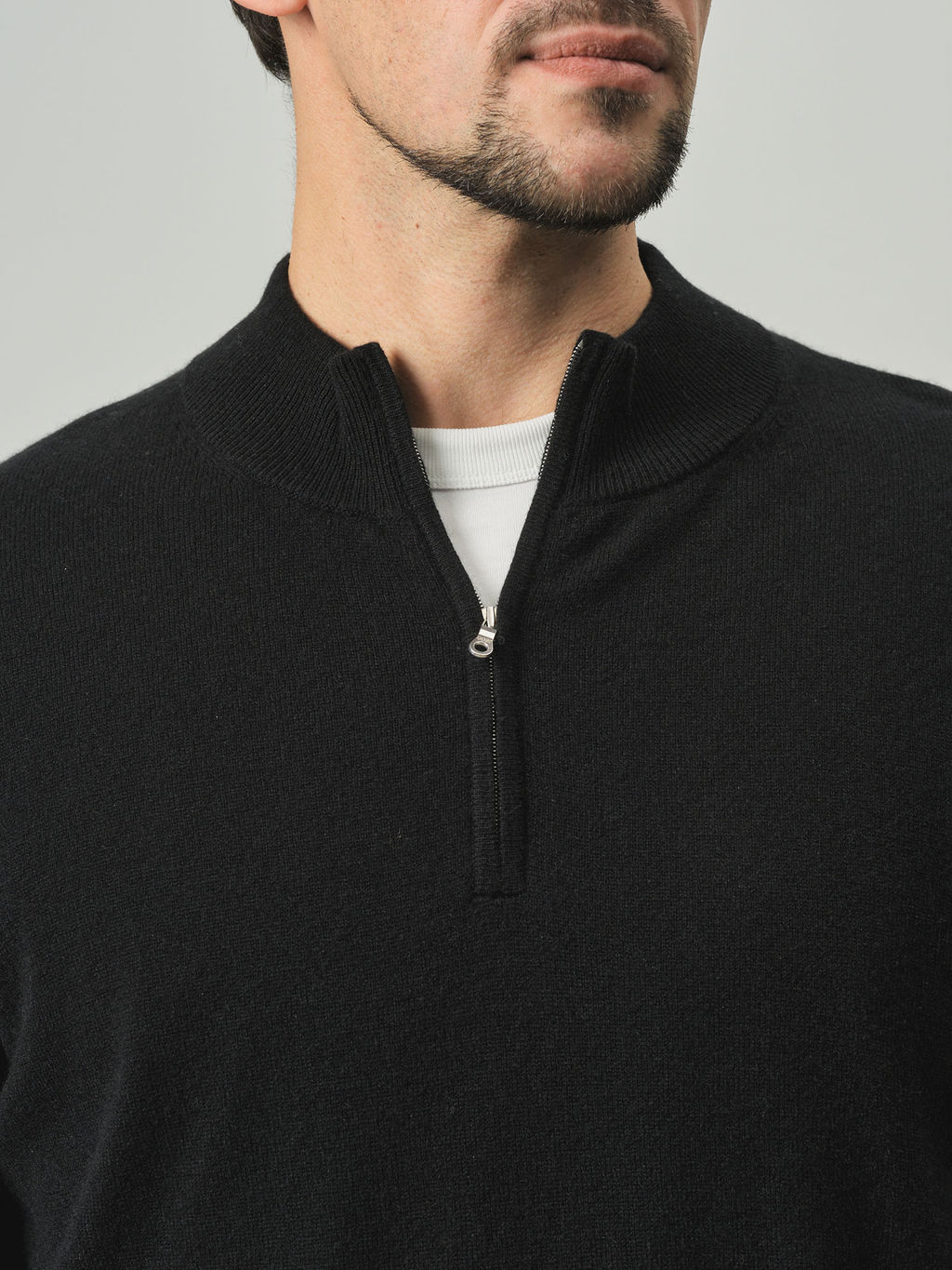 Джемпер из кашемира мужской KM010005-E черный