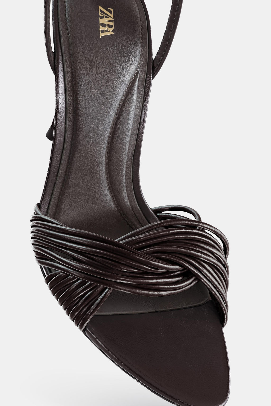 STRAPPY HEEL SANDALS - Zara фото 5