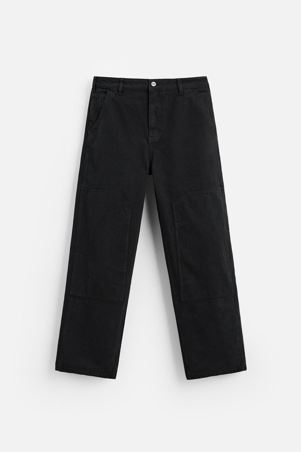 WASHED CARPENTER TROUSERS - Zara фото 15