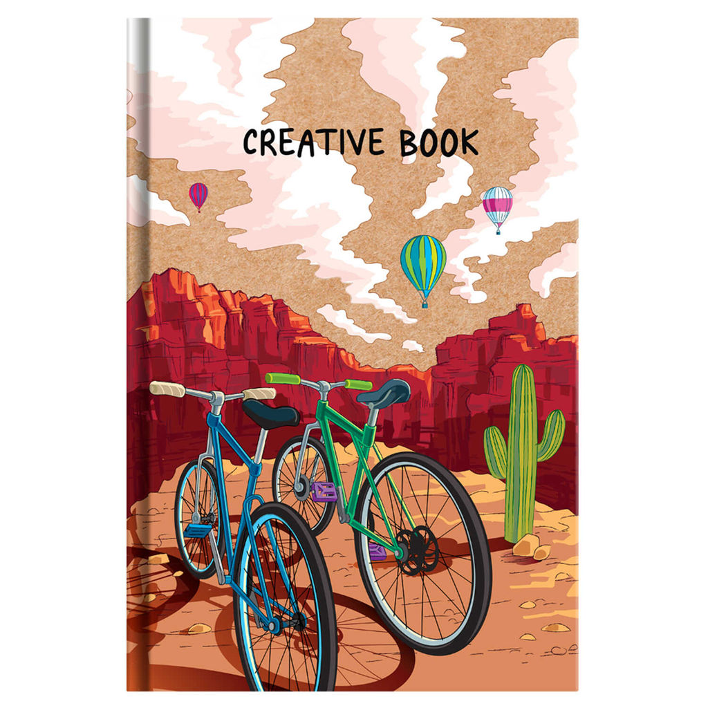 Записная книжка, 140х210 мм, 112 л., арт. 61492/К/ 20 RED VALLEY/CREATIVE BOOK