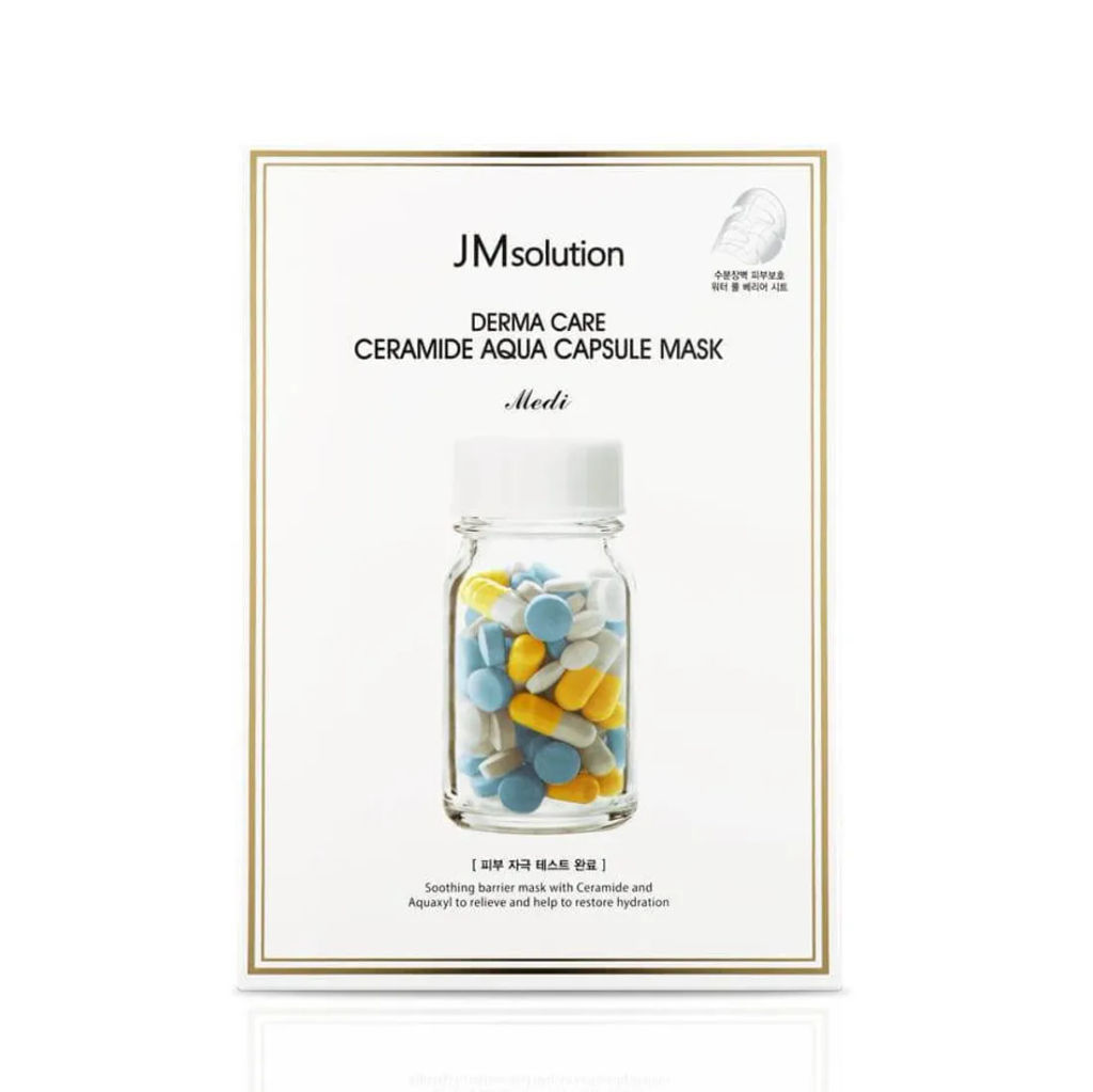 Маска целлюлозная восстанавливающая с церамидами JMSOLUTION Derma Care Ceramide Aqua Capsule Mask, 30ml