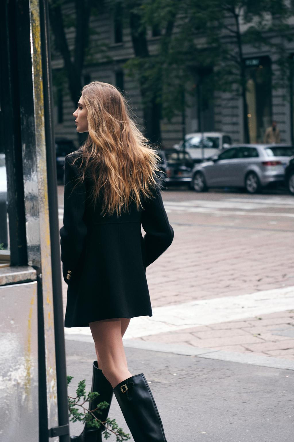 WOOL DOUBLE-BREASTED COAT - Zara фото 2