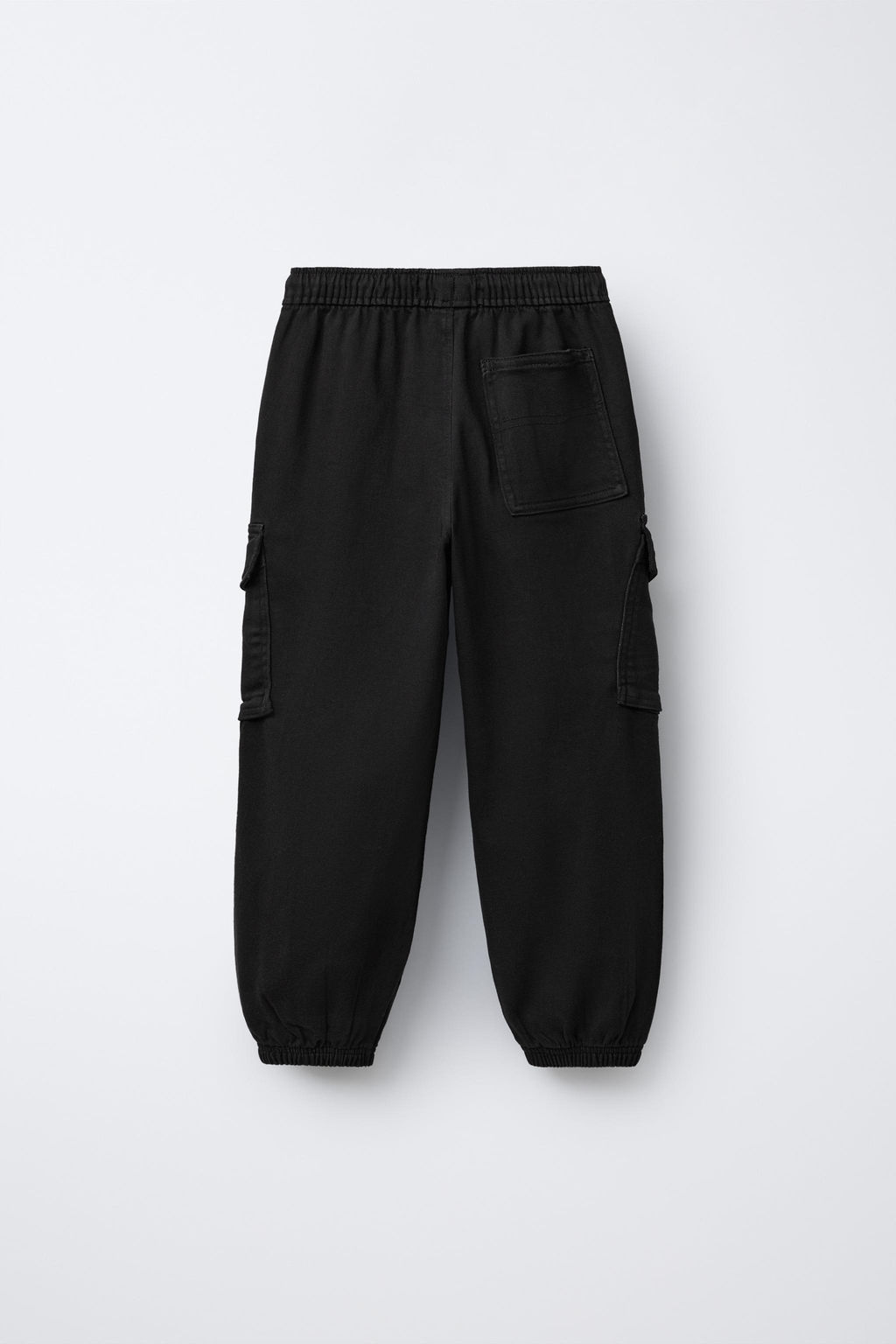 PANTAL?N JOGGER CARGO ETIQUETA / Negro - Zara фото 2