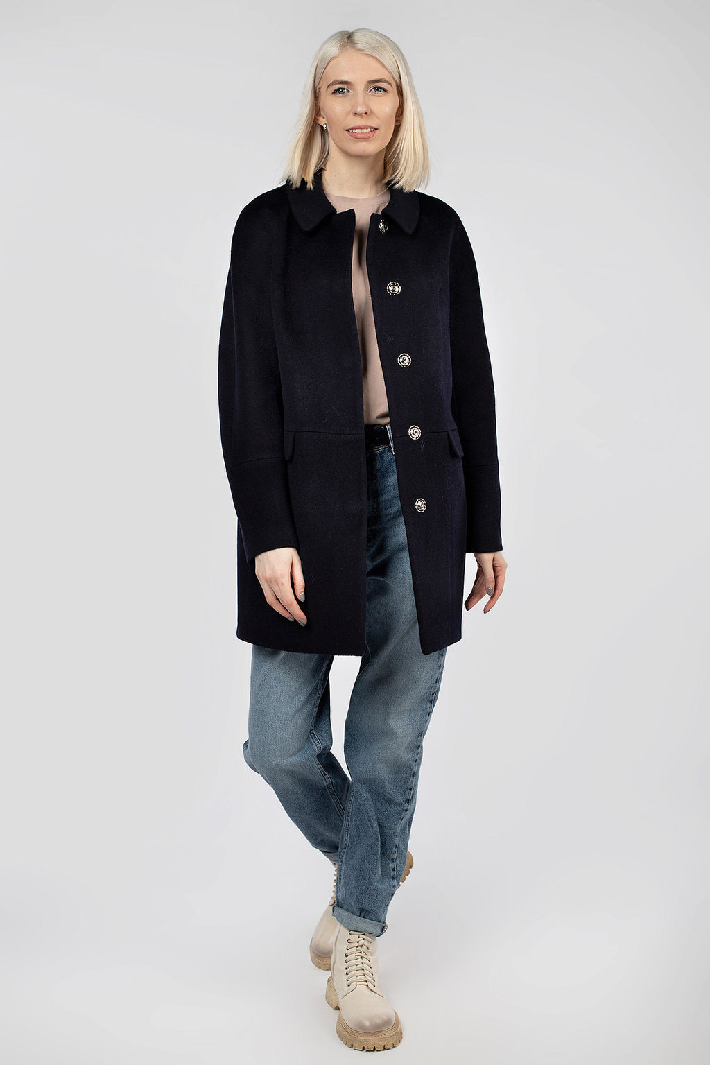 01-11408 Пальто женское демисезонное - El podio фото 4