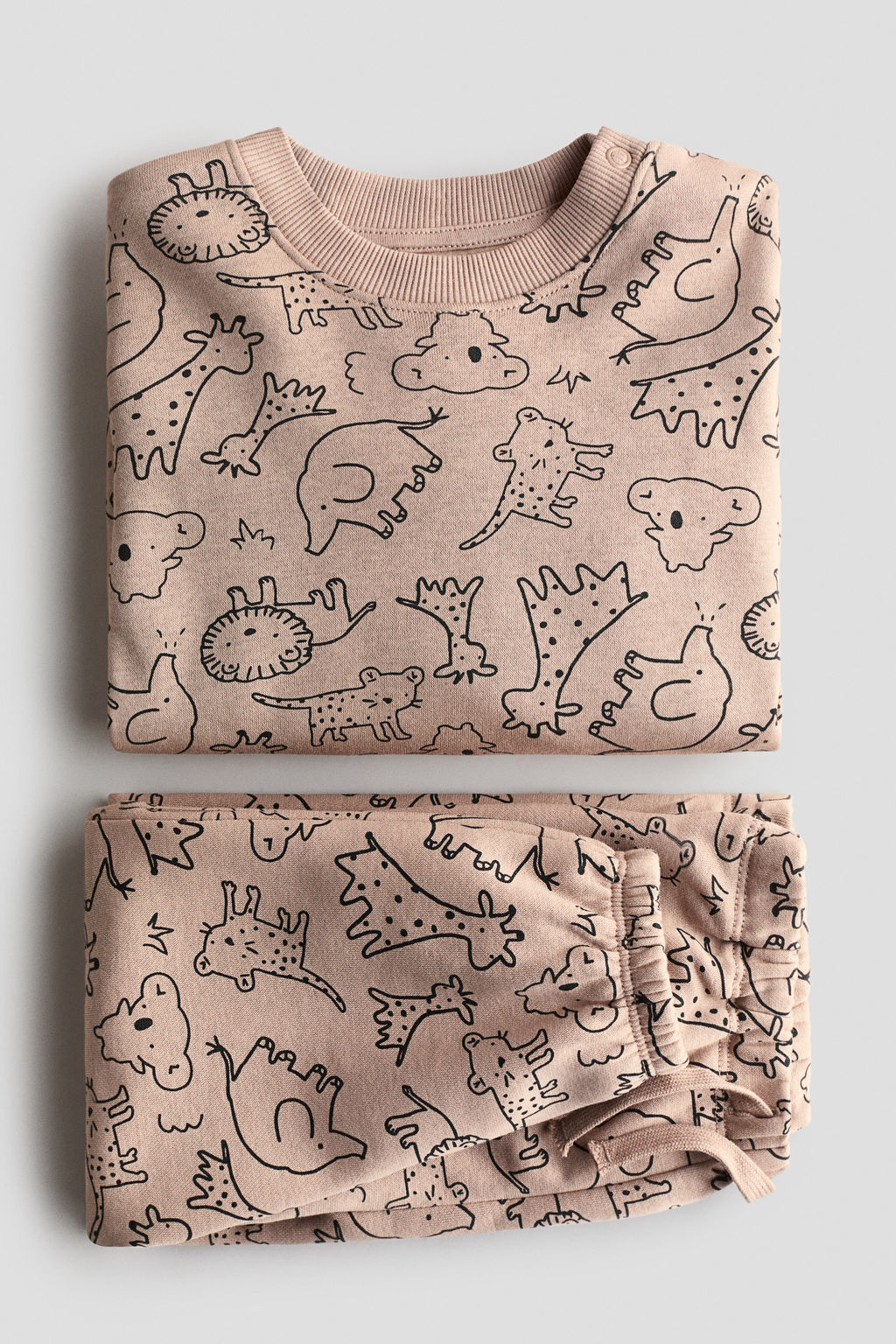 Conjunto estampado de 2 piezas en tejido sudadera - H&m фото 6