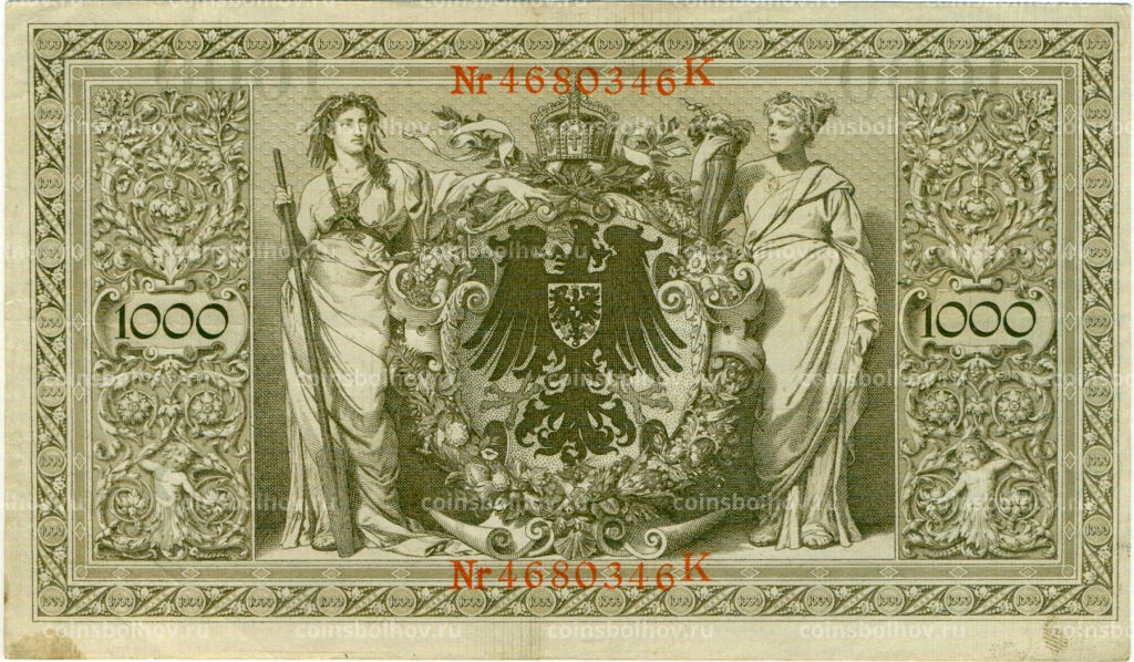 1000 марок 1910 года Германия